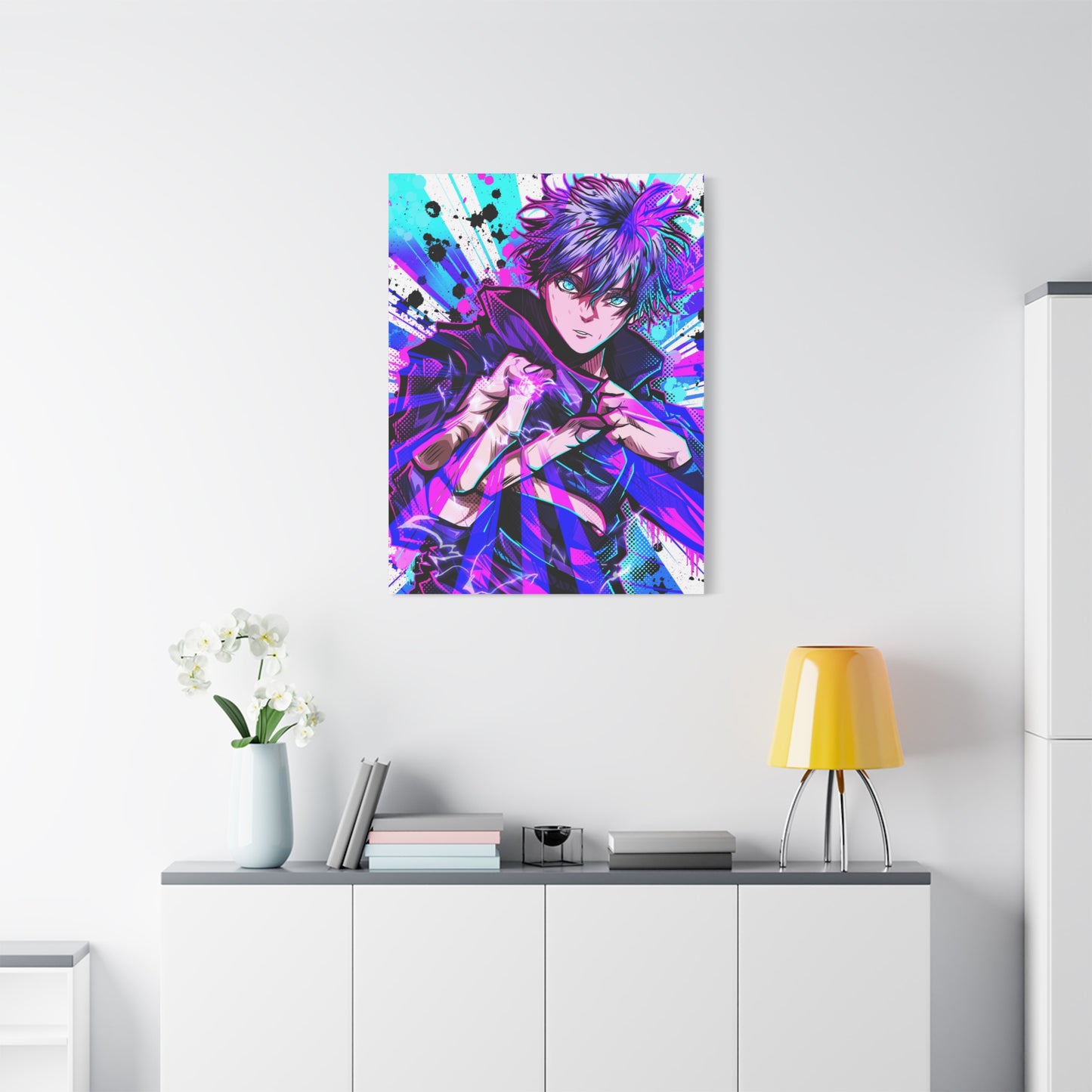 Purple flash canvas