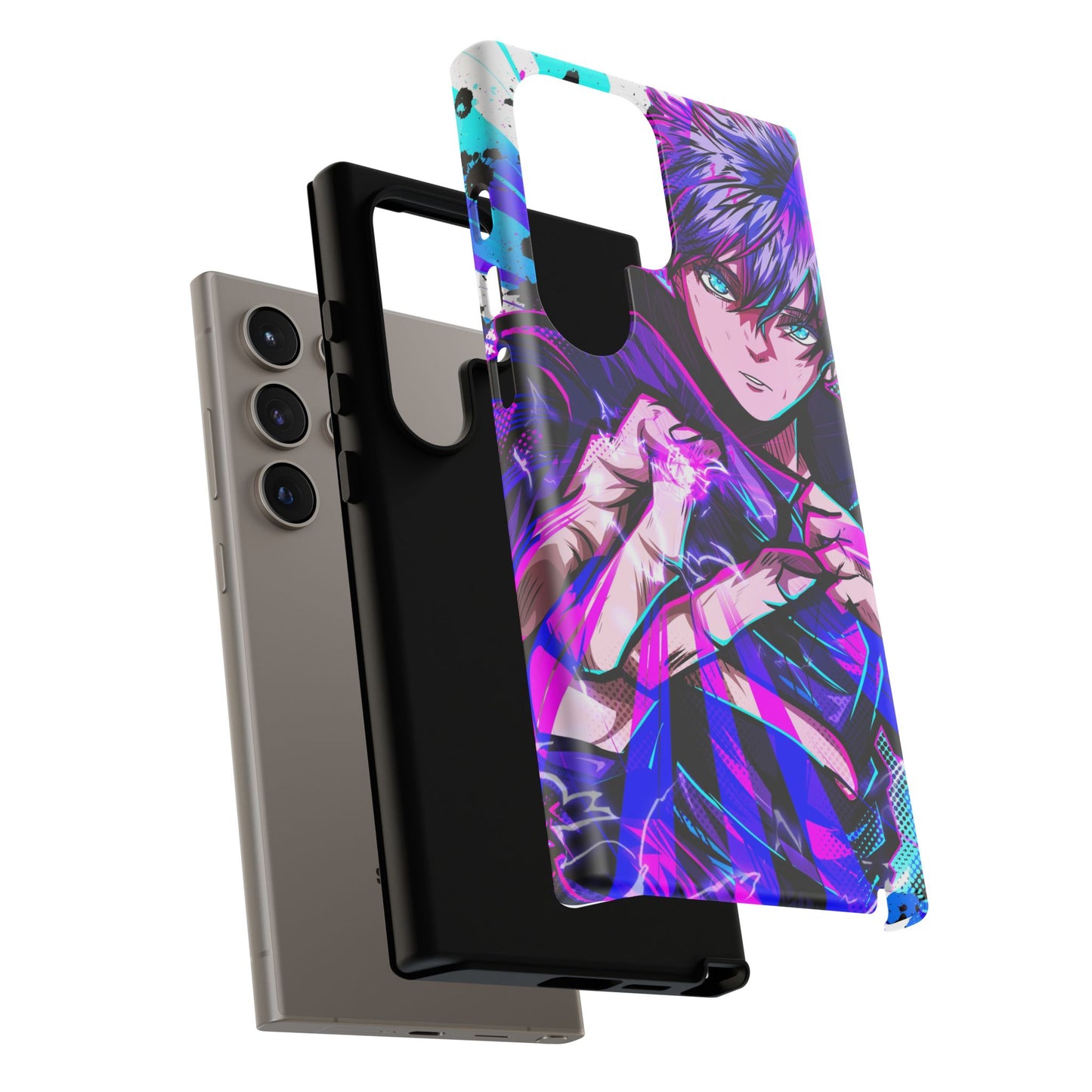 Purple Flash Phone Case