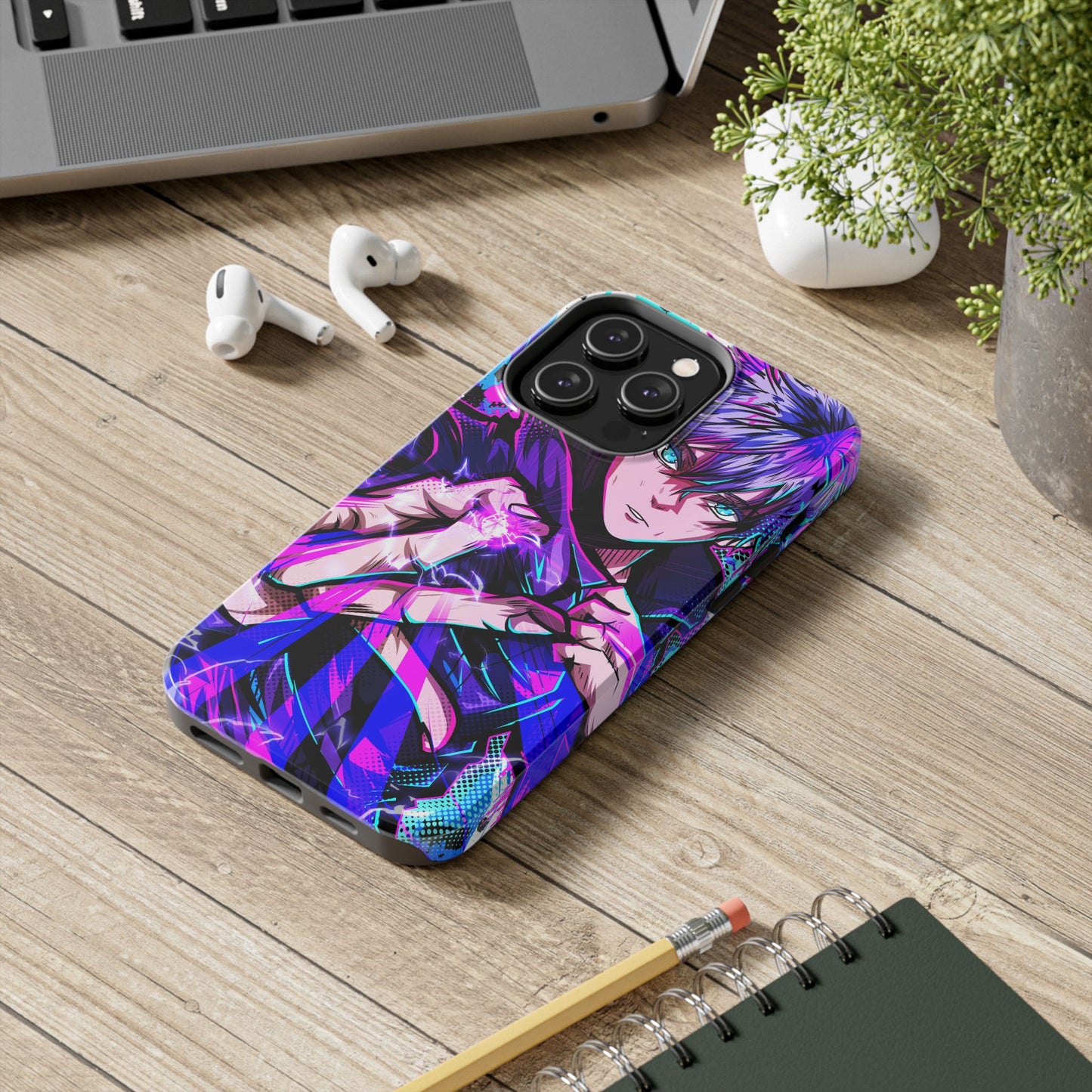 Purple Flash Phone Case