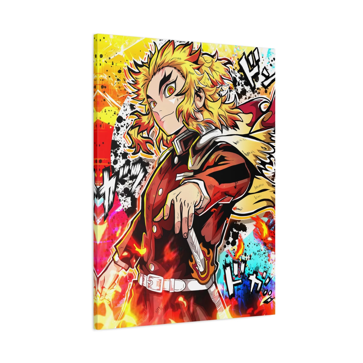 Heart a blaze canvas