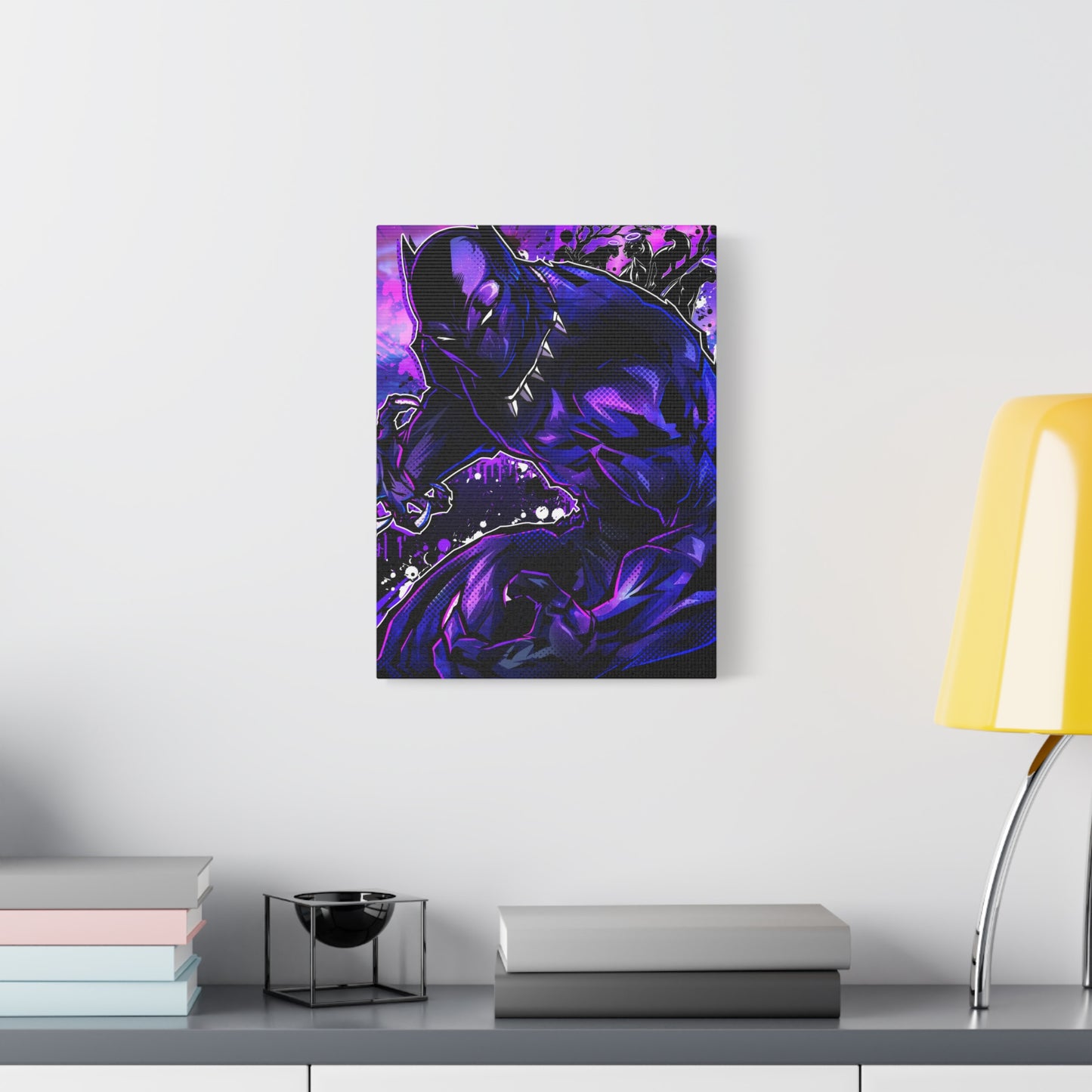 King of panthers canvas