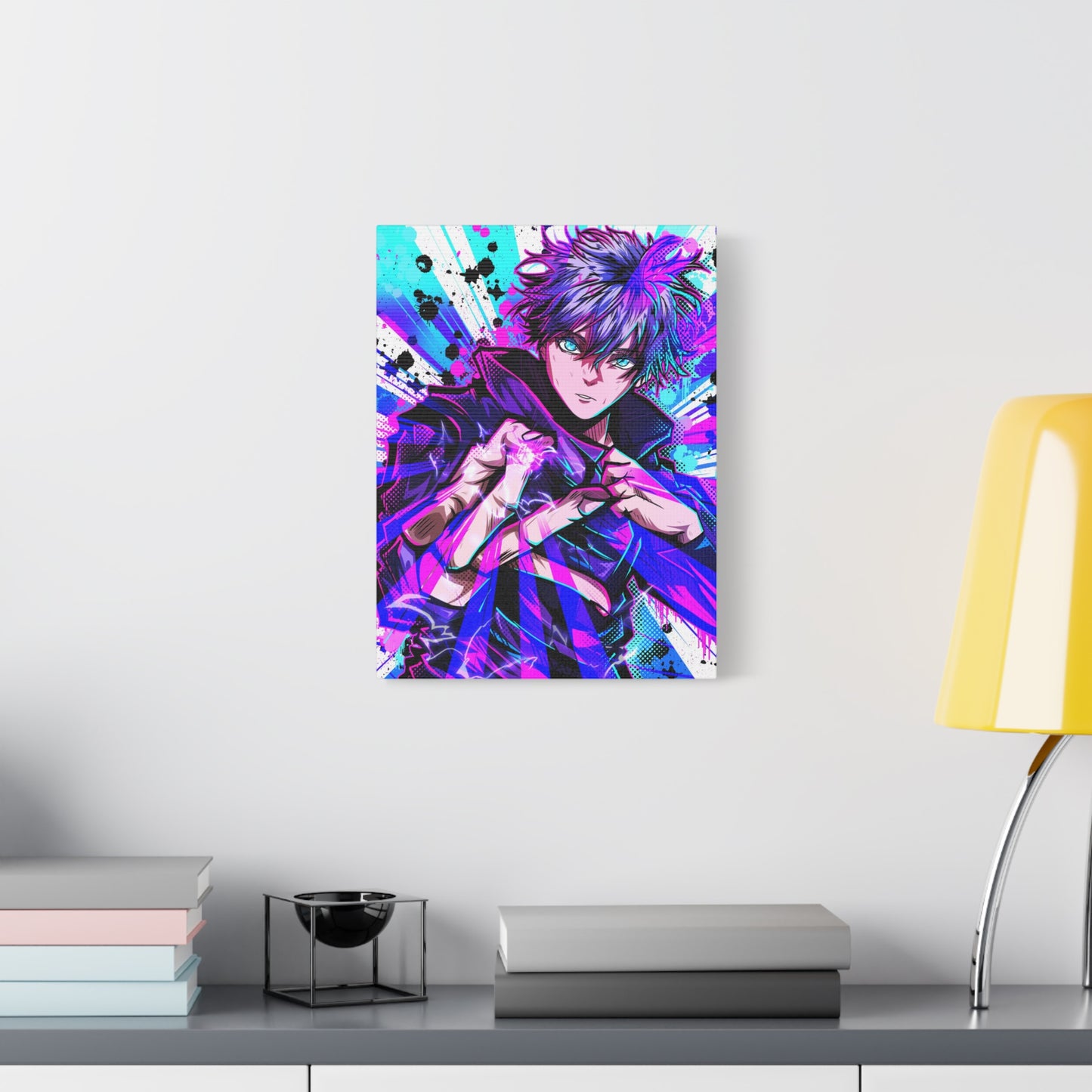 Purple flash canvas