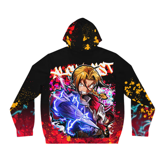 Fully metal all over print hoodie