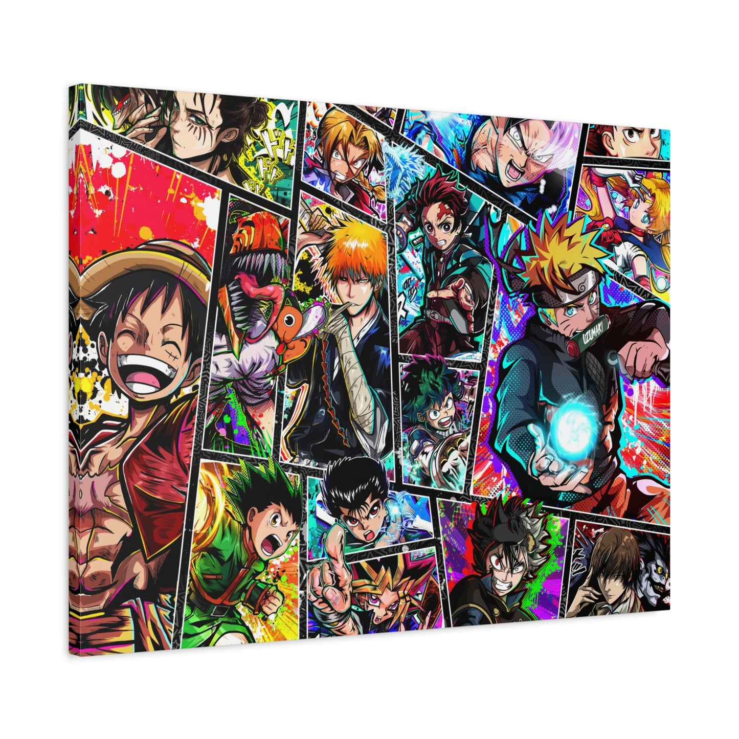 Anime heros canvas