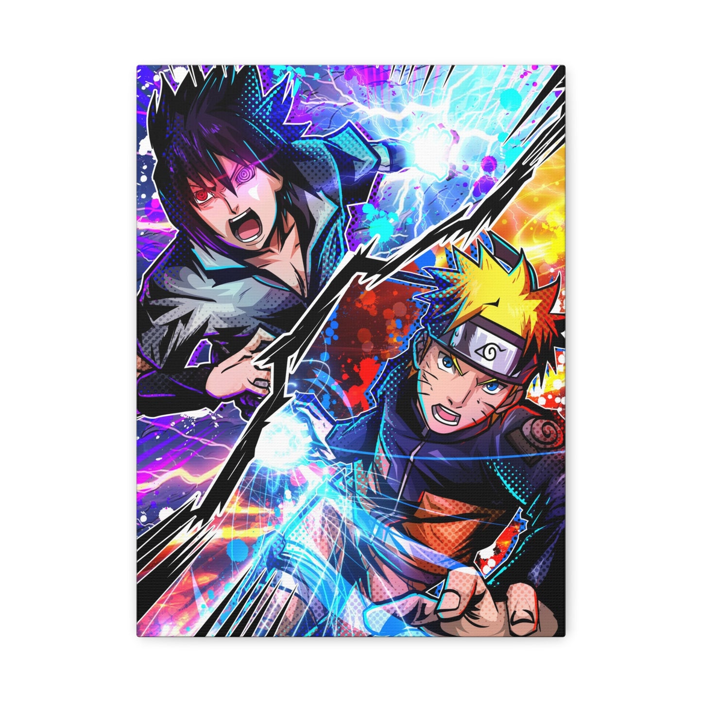 Battle between old friends canvas