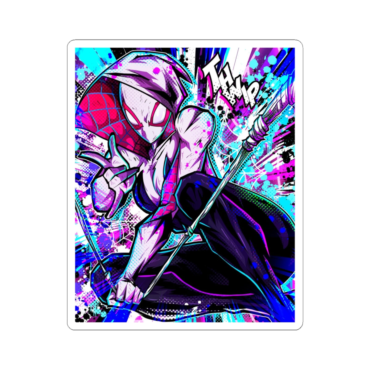 Flow of spiders Sticker