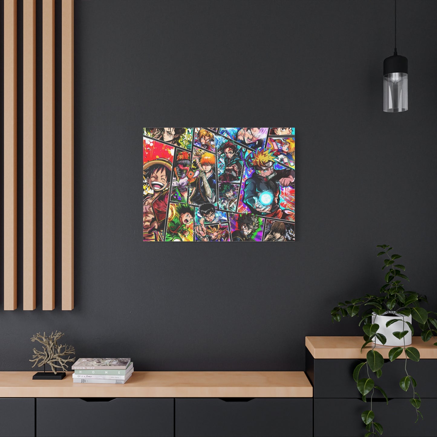 Anime heros canvas
