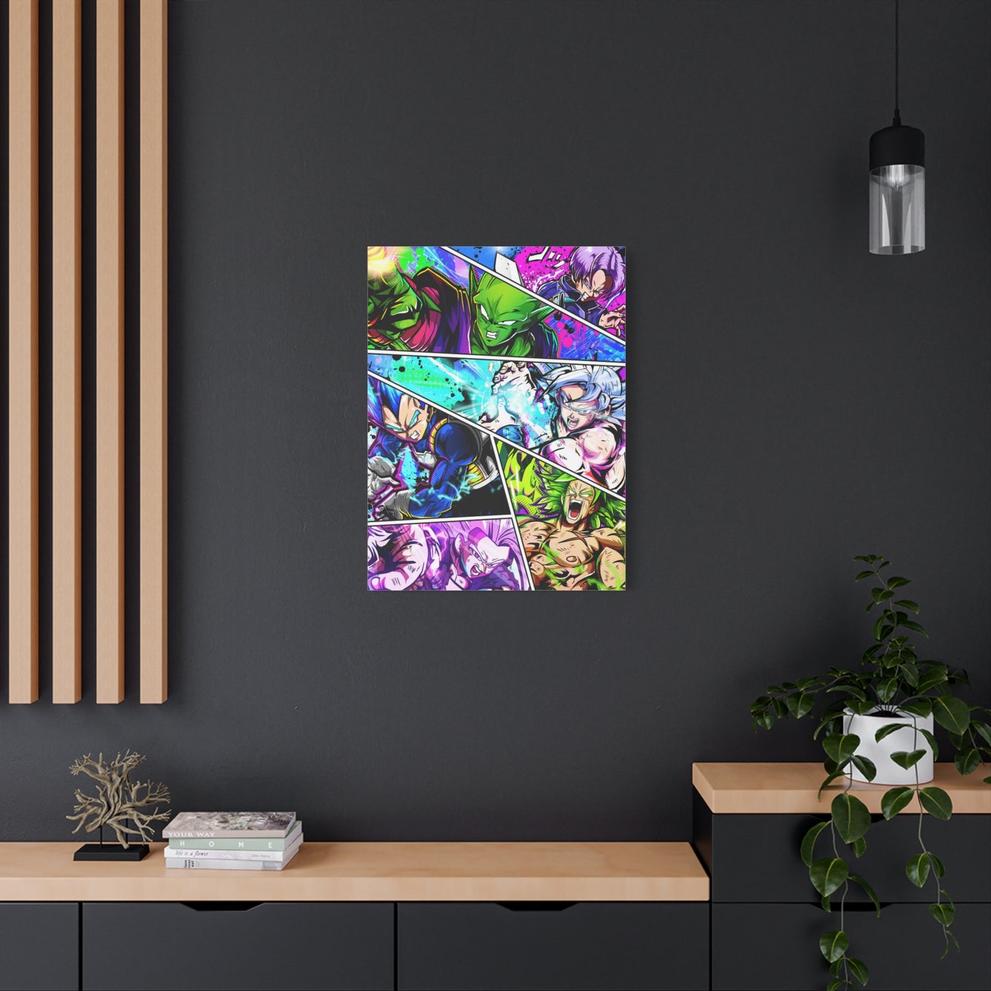 Gods colide canvas
