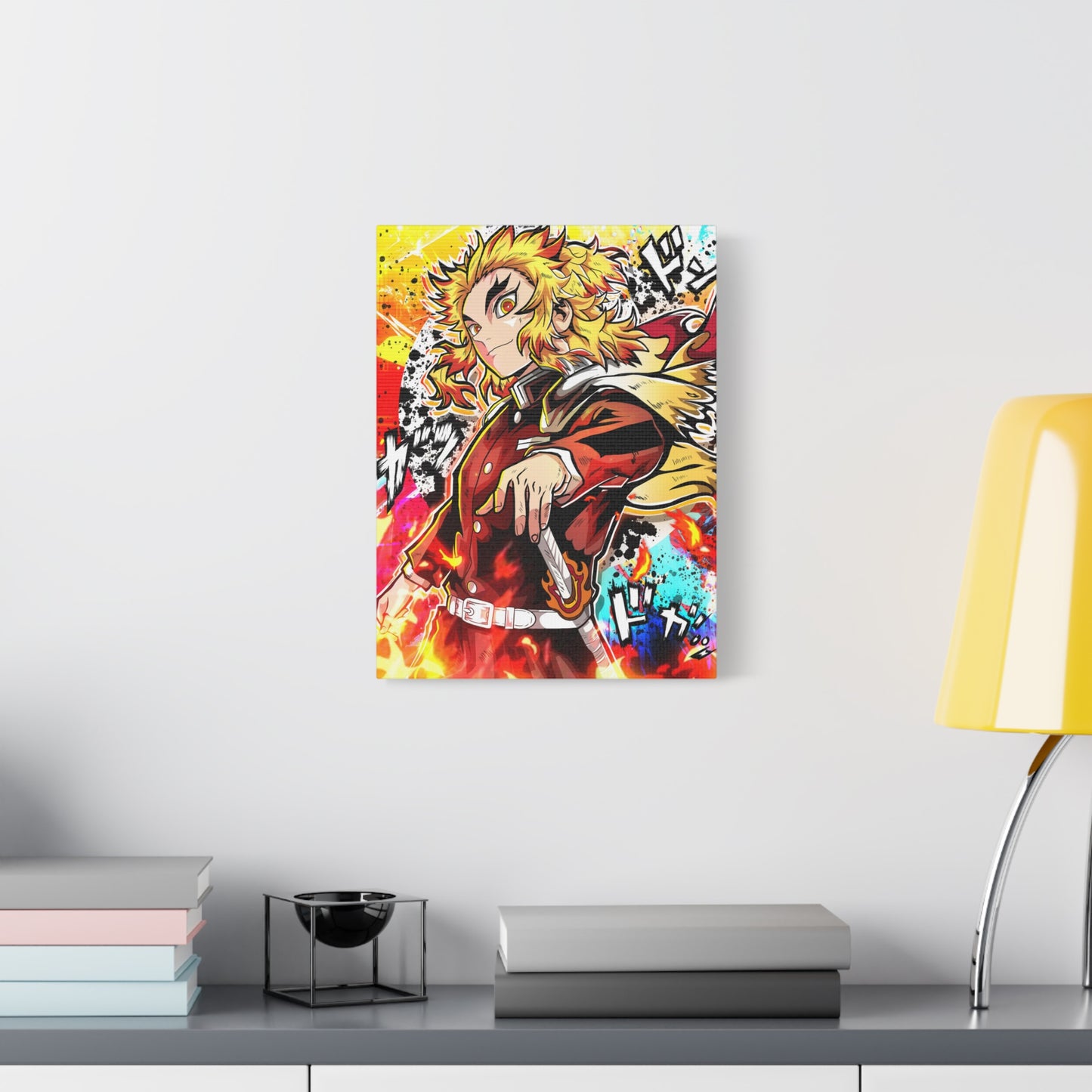 Heart a blaze canvas