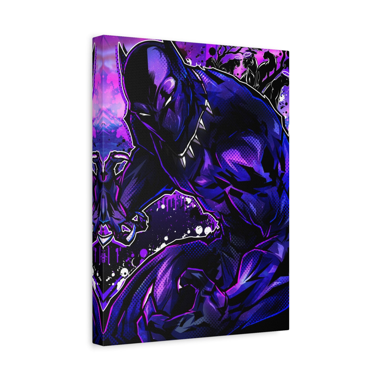 King of panthers canvas