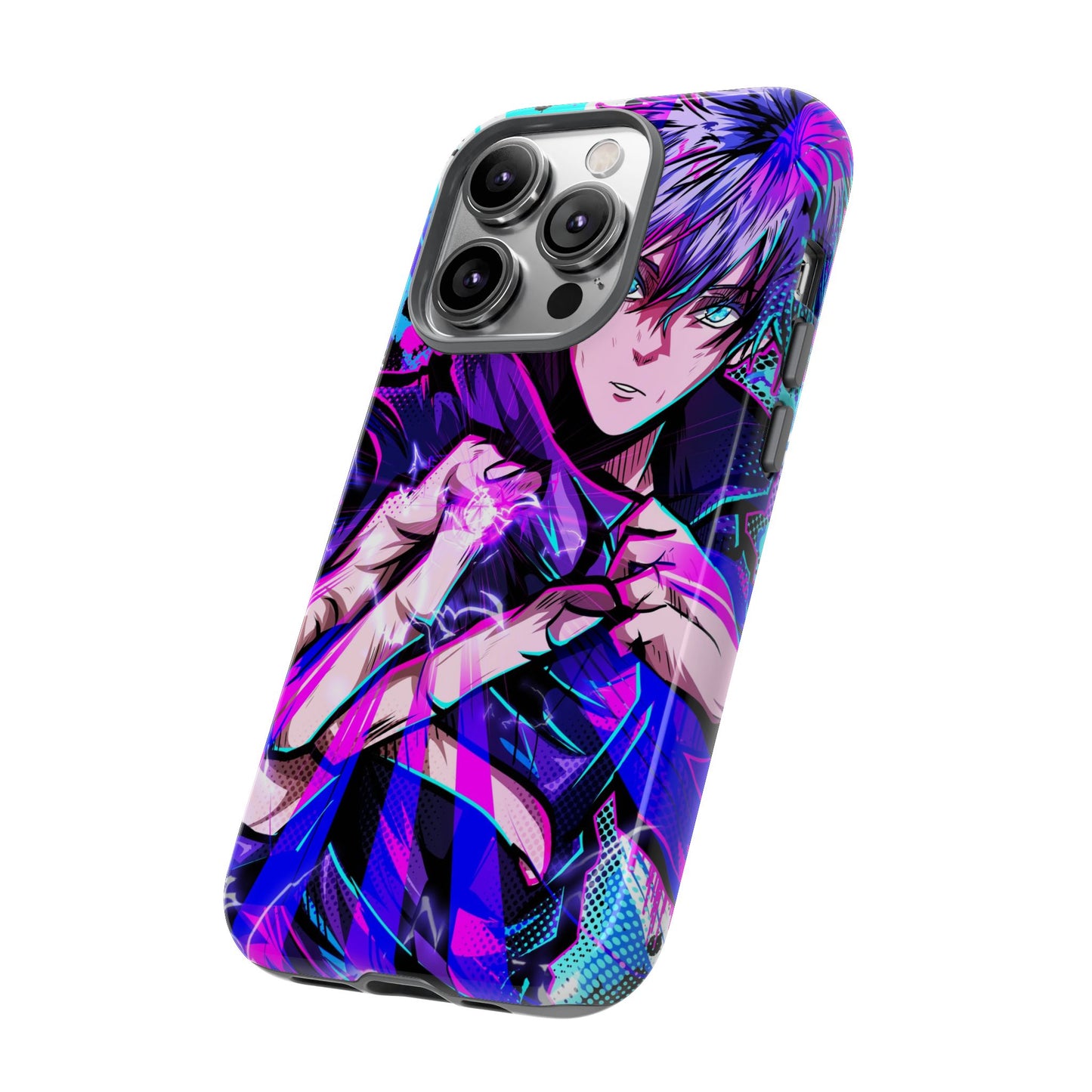 Purple Flash Phone Case