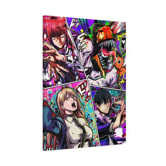 Devil Hunting troop canvas
