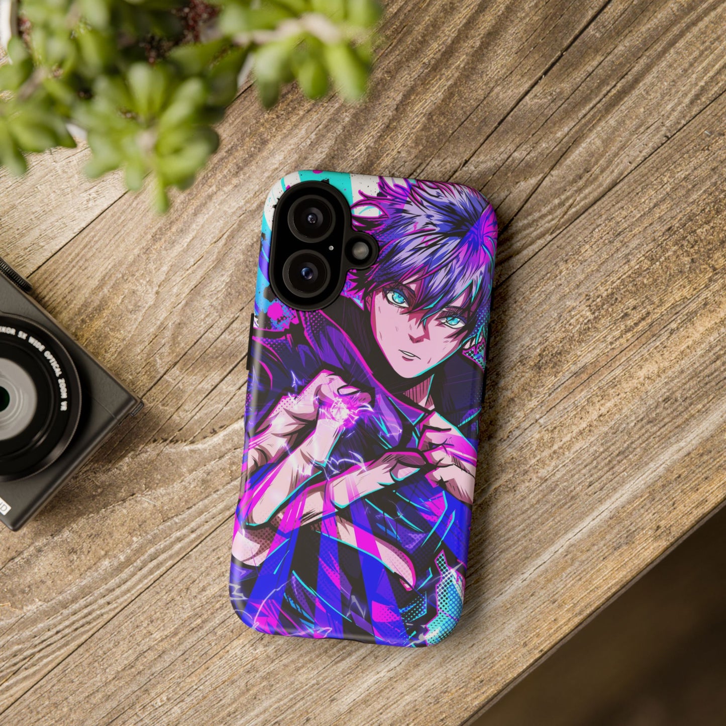 Purple Flash Phone Case