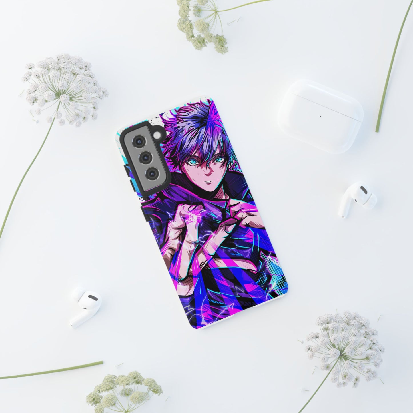 Purple Flash Phone Case