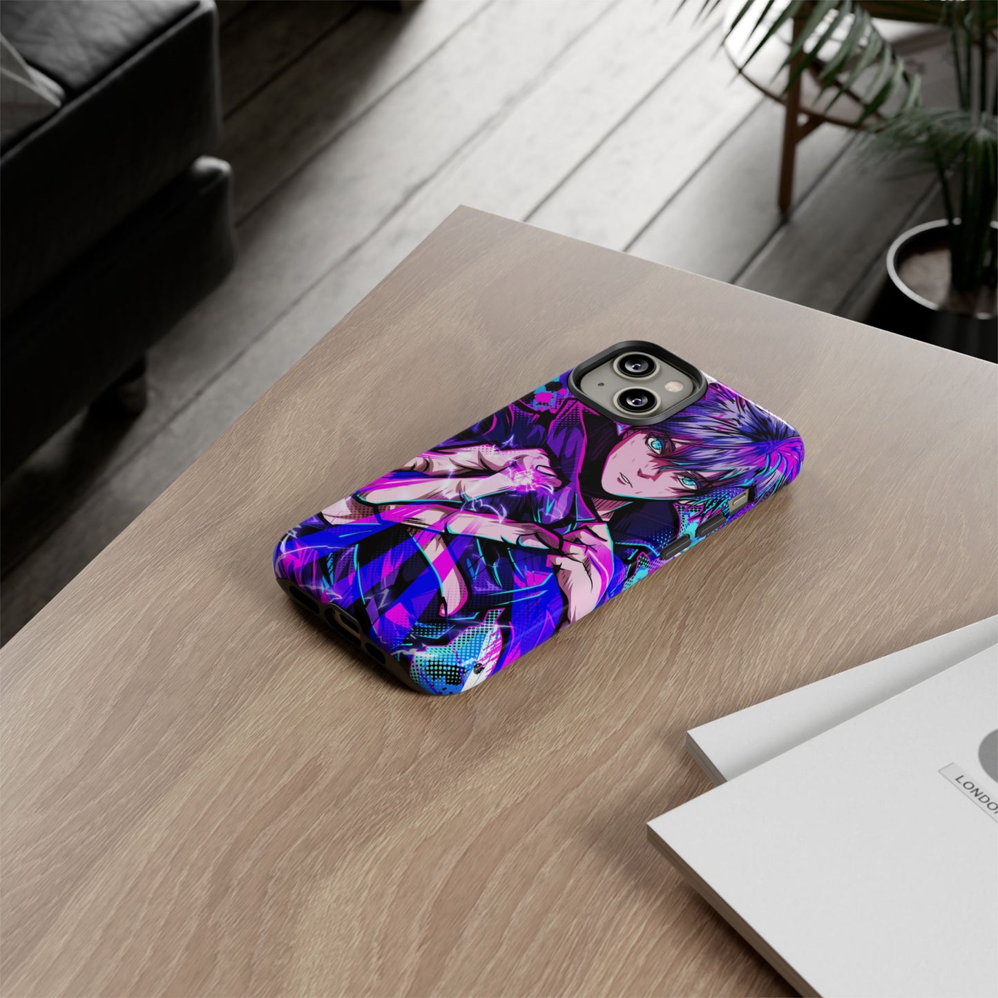 Purple Flash Phone Case