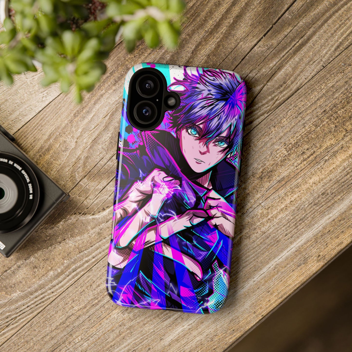 Purple Flash Phone Case