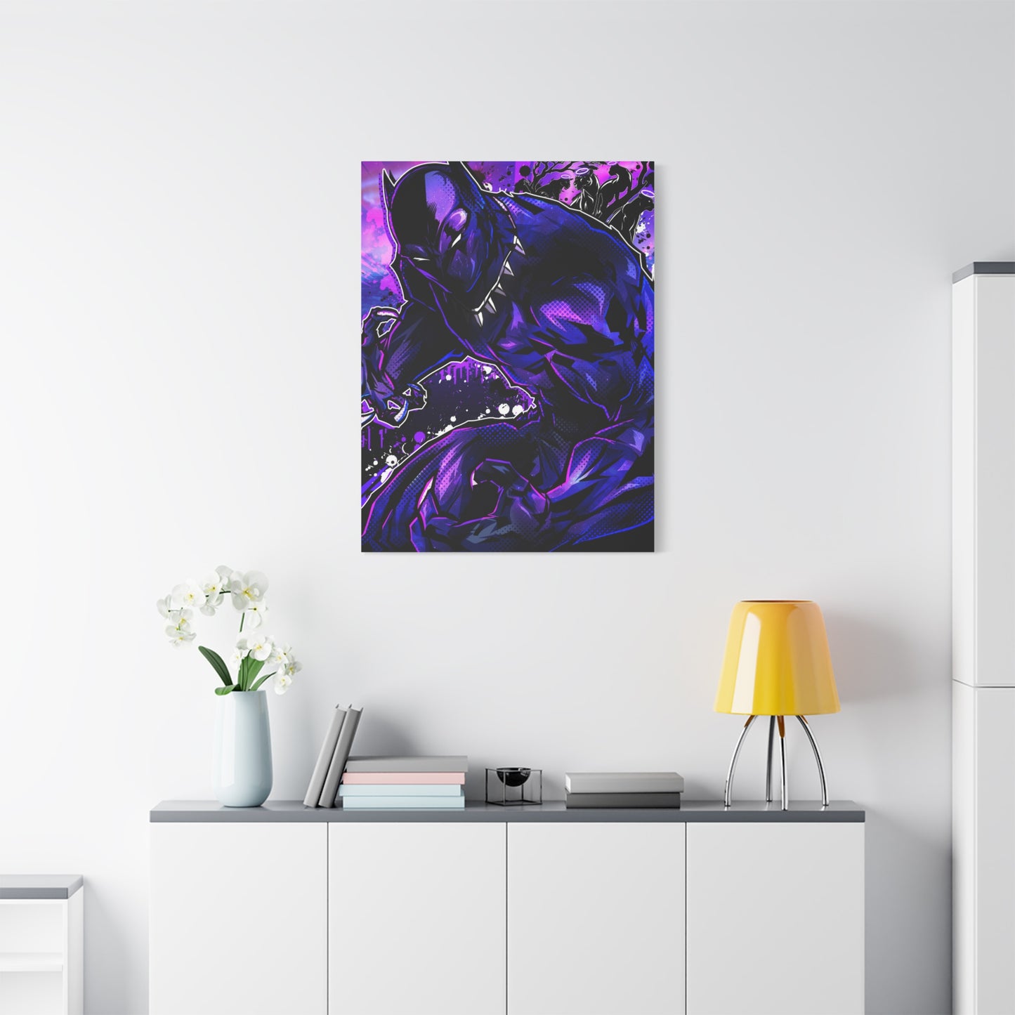 King of panthers canvas
