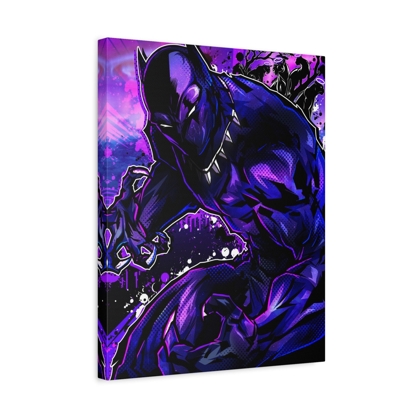 King of panthers canvas
