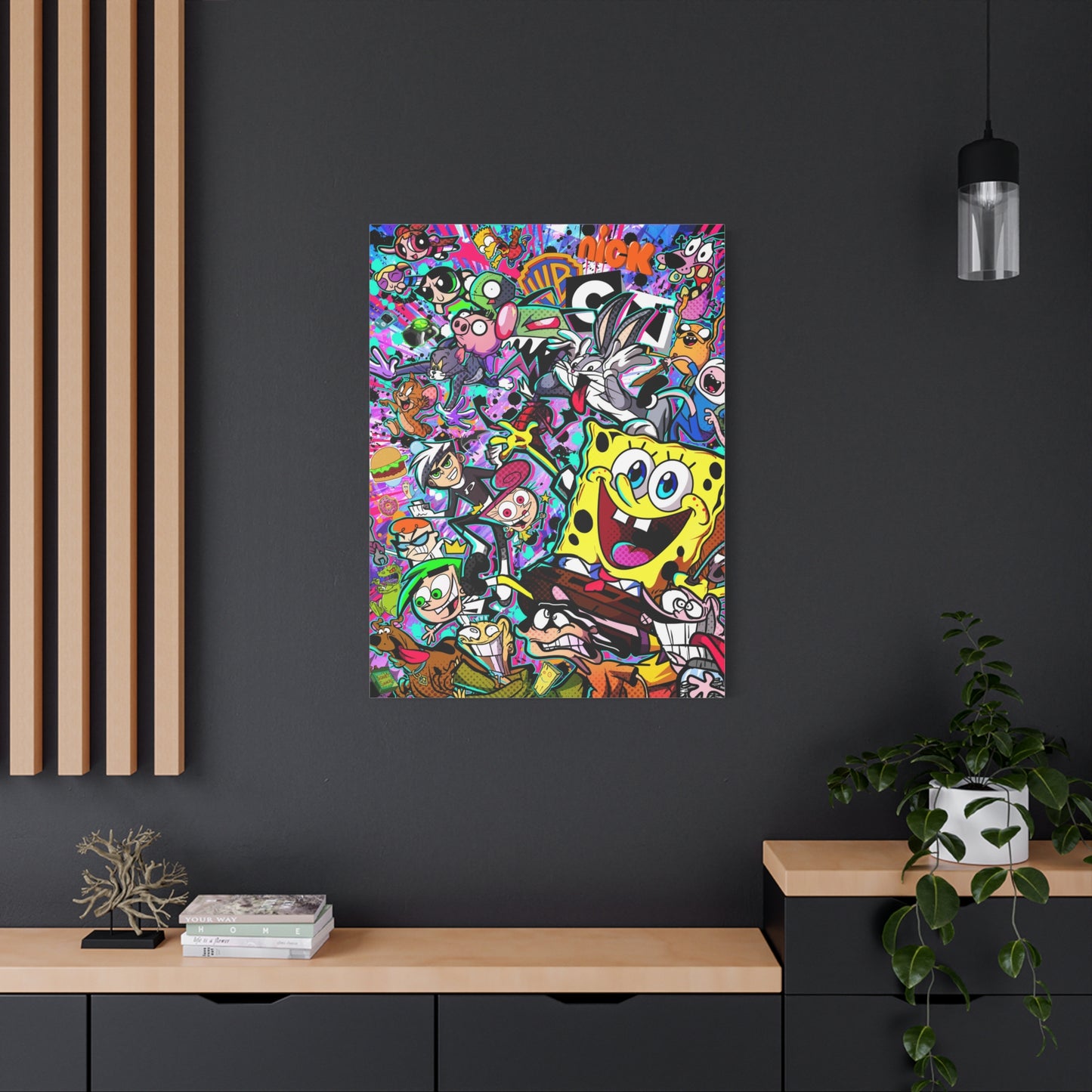 Nostalgic feeling canvas