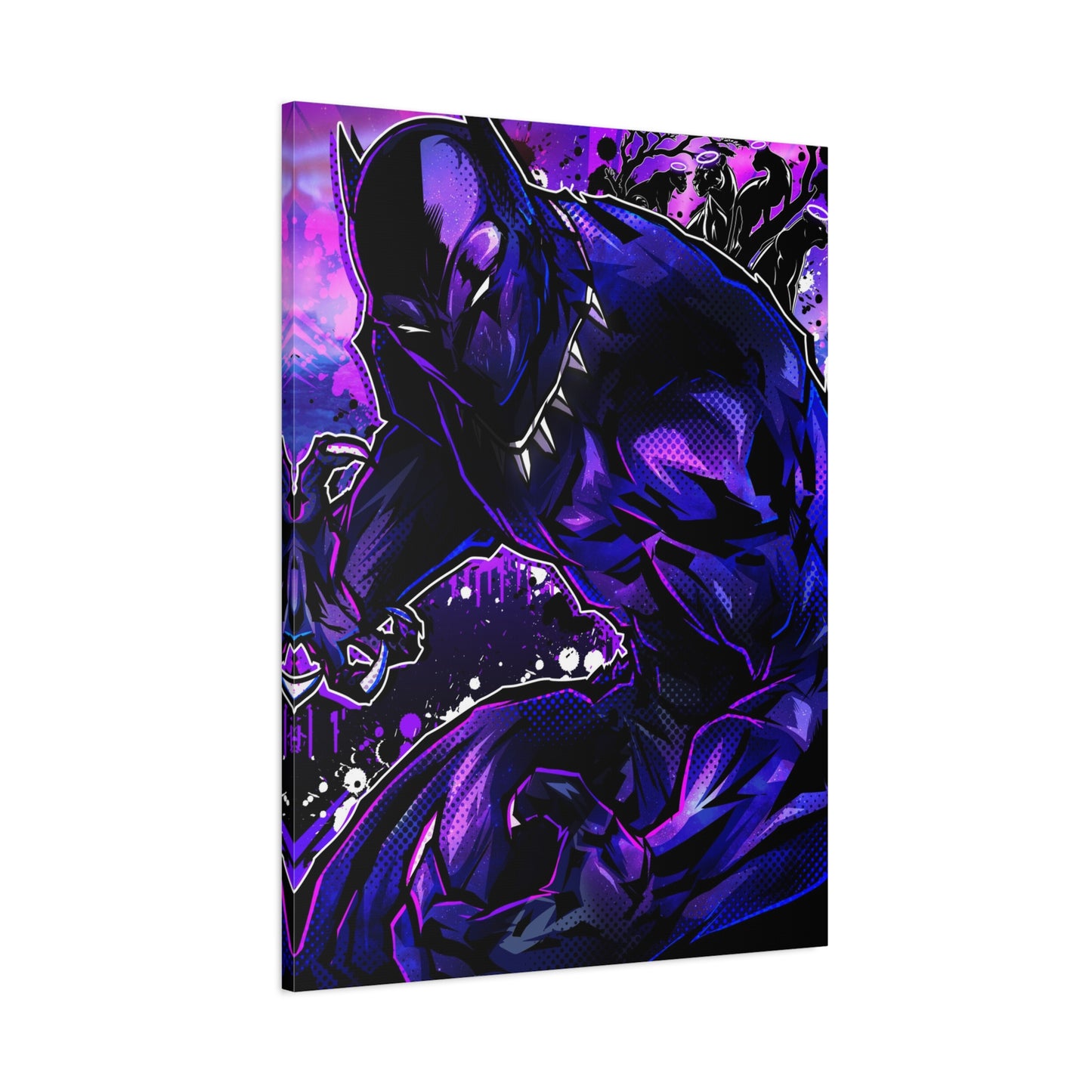 King of panthers canvas
