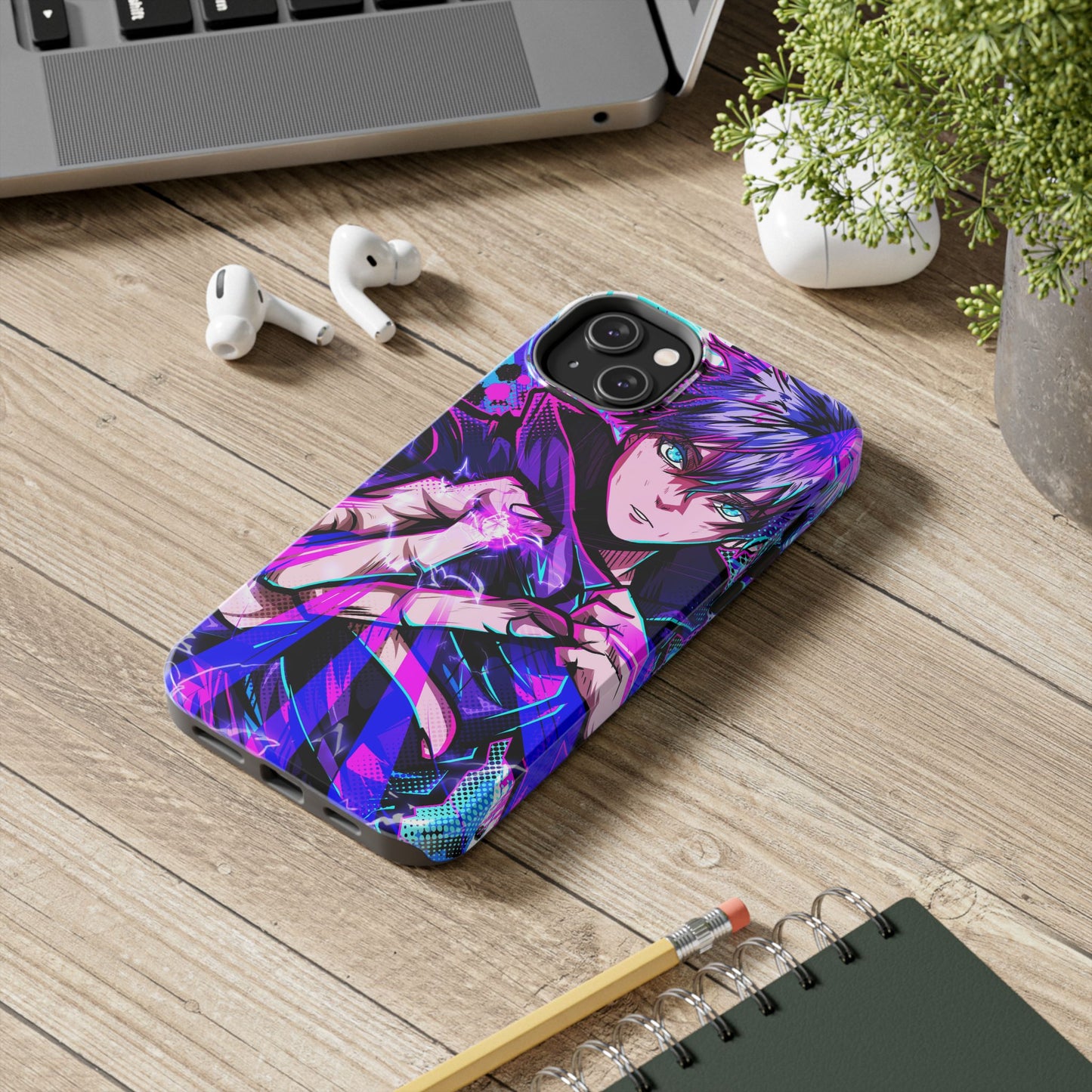 Purple Flash Phone Case