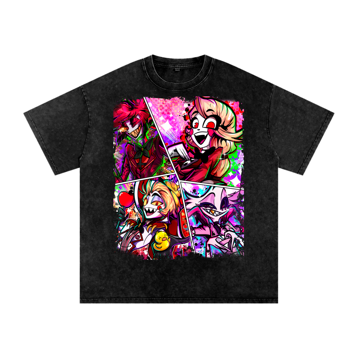 Hazbin hotel,Graphic tee shirt ,Graphic t-shirt,Alistor,Charlie,Lucifer ,Angel dust