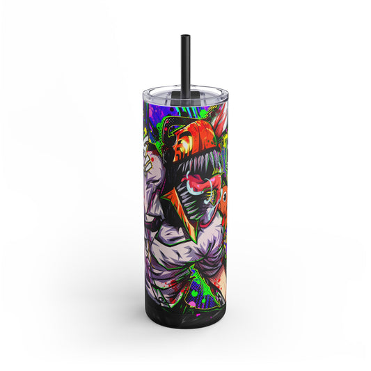 Chainsaw Demon hero tumbler