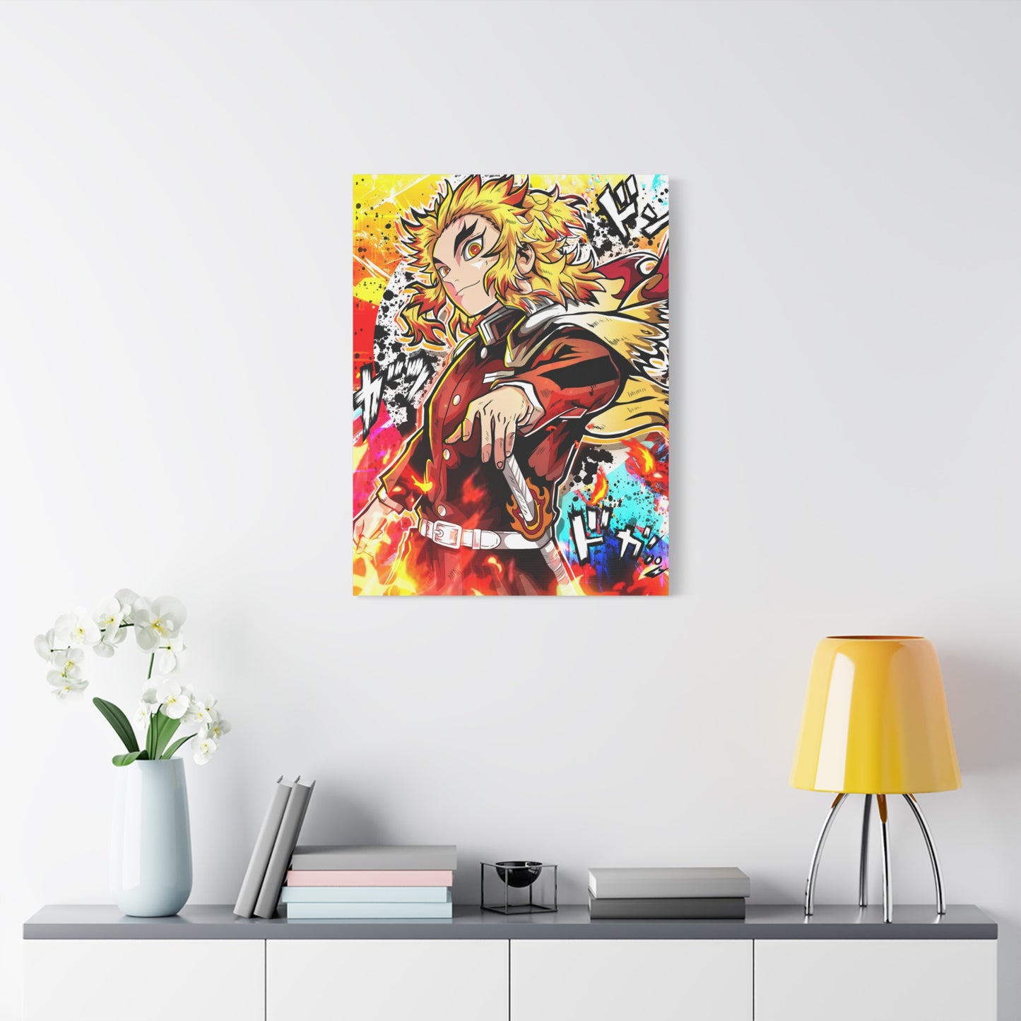 Heart a blaze canvas