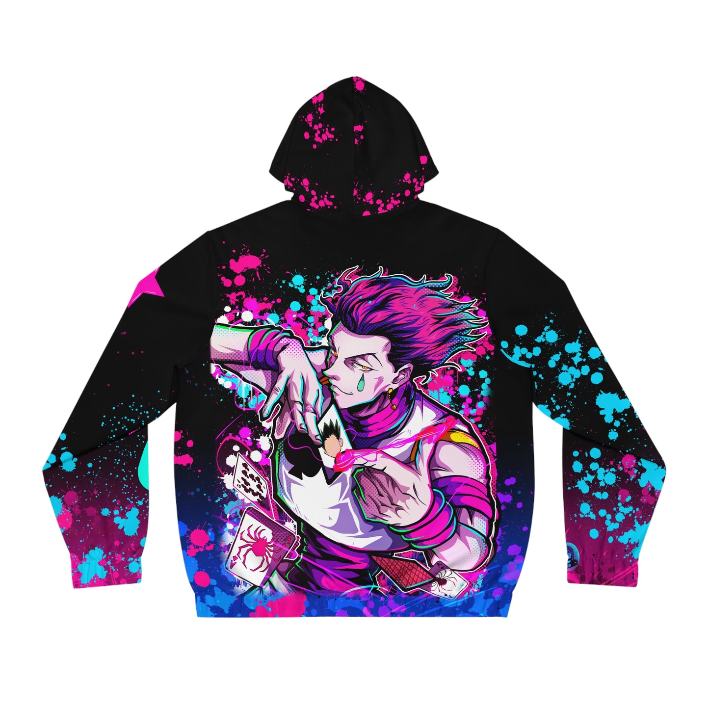 Clown of gum all over print hoodie
