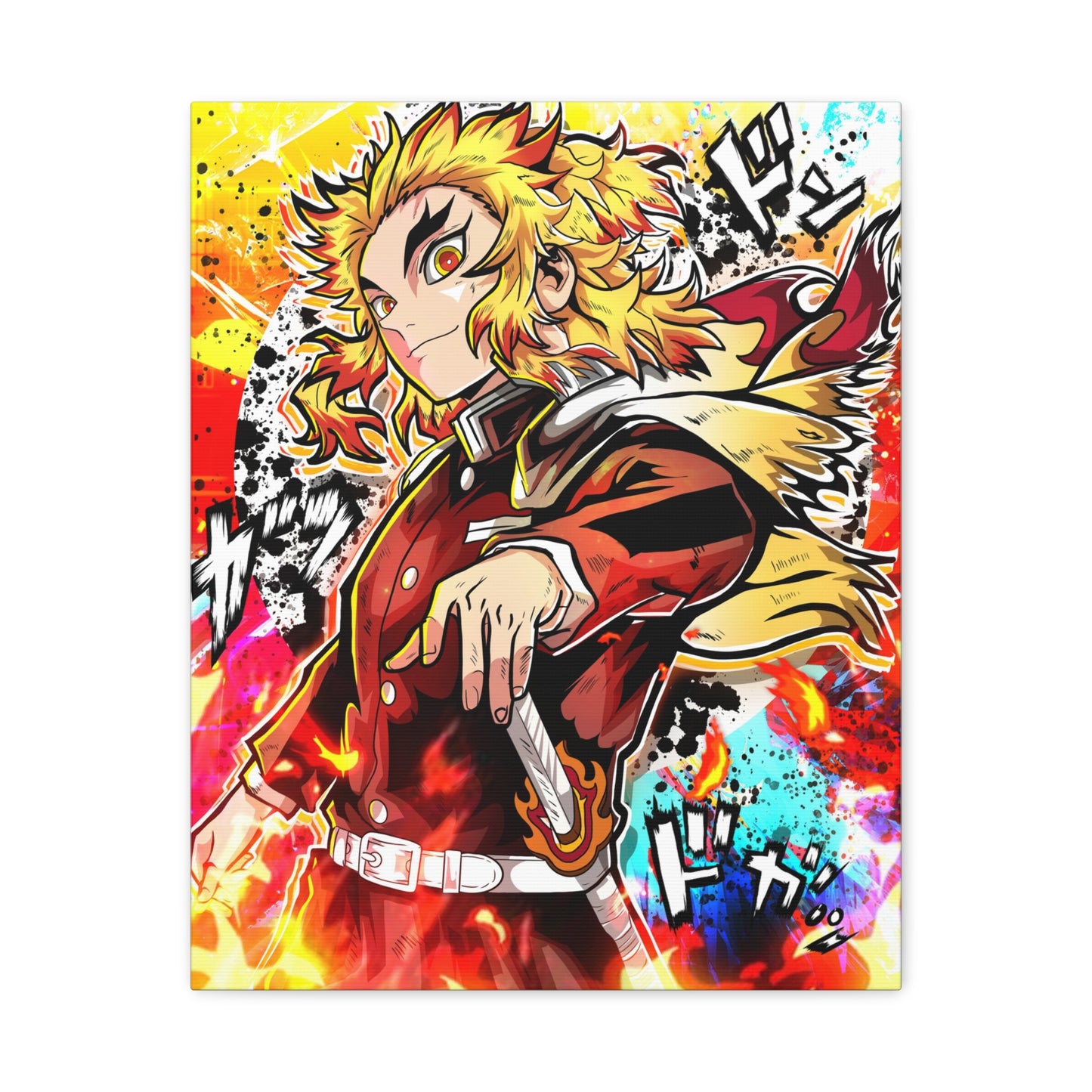 Heart a blaze canvas