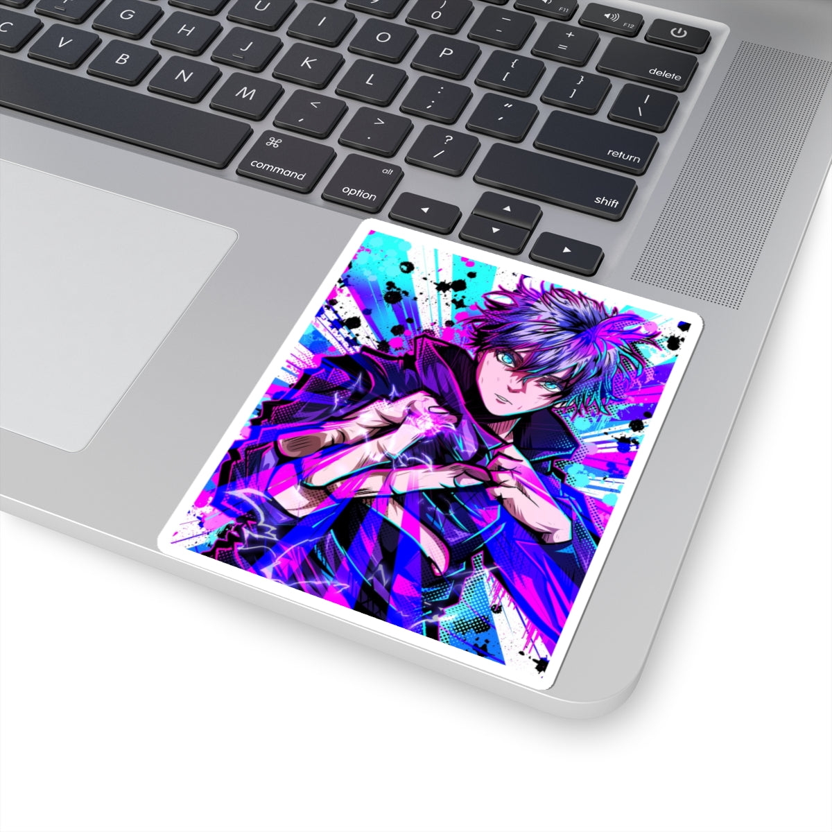 Purple Flash Sticker