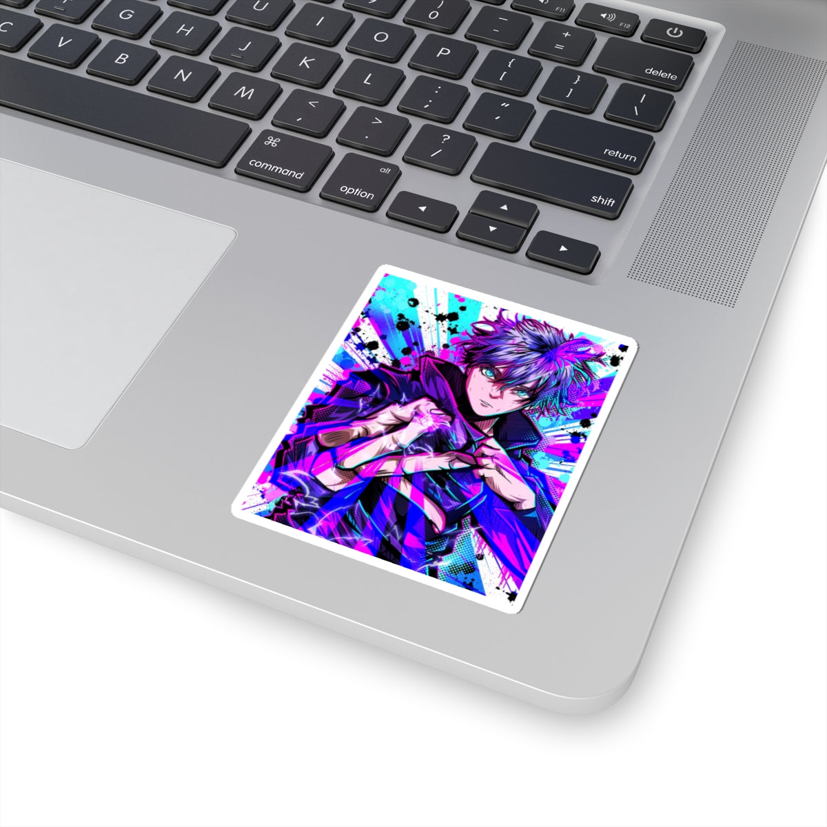 Purple Flash Sticker