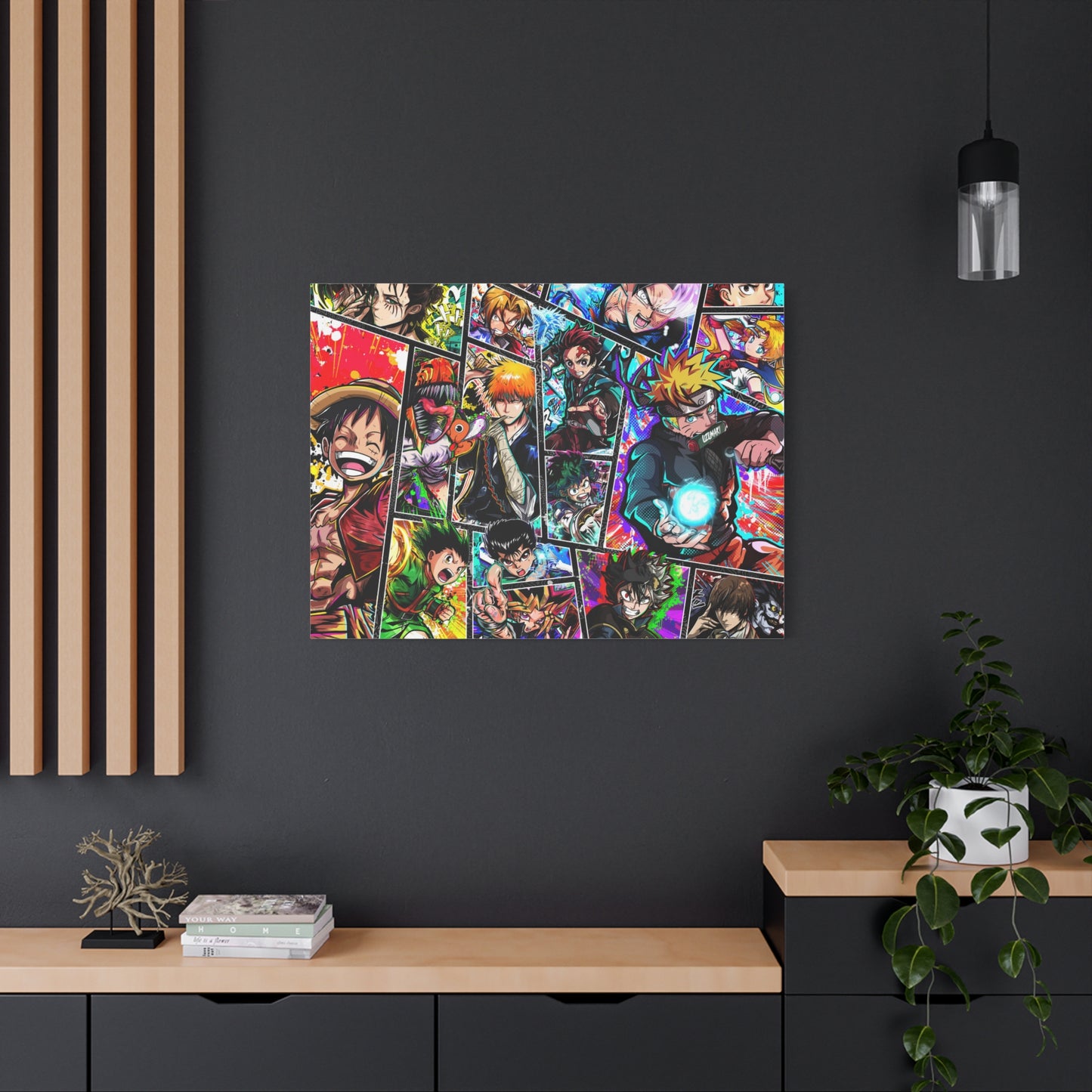 Anime heros canvas