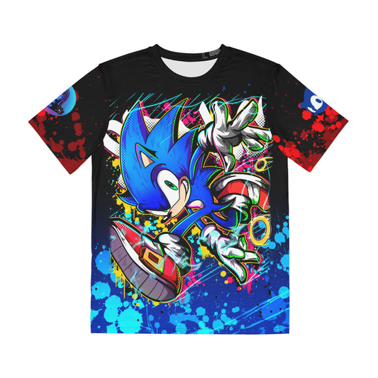 Blue Blur all over print shirt