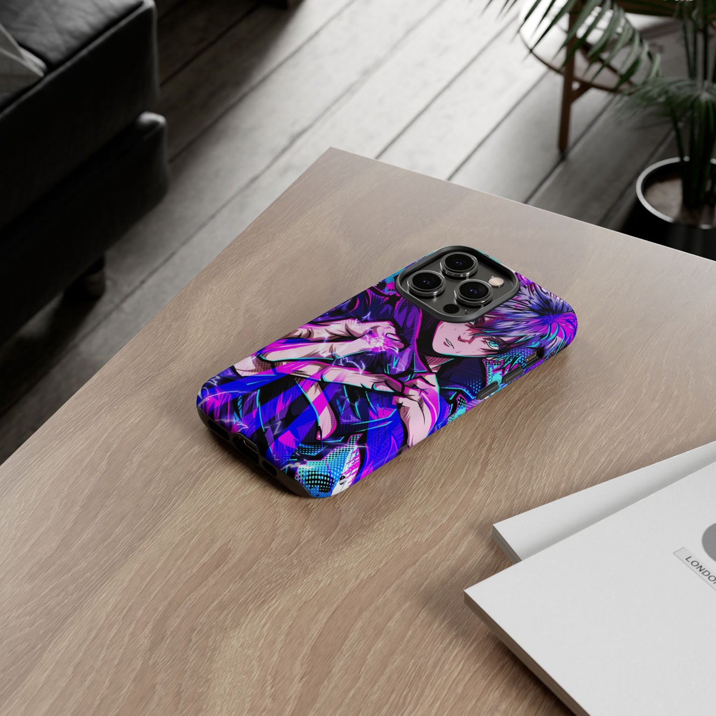 Purple Flash Phone Case