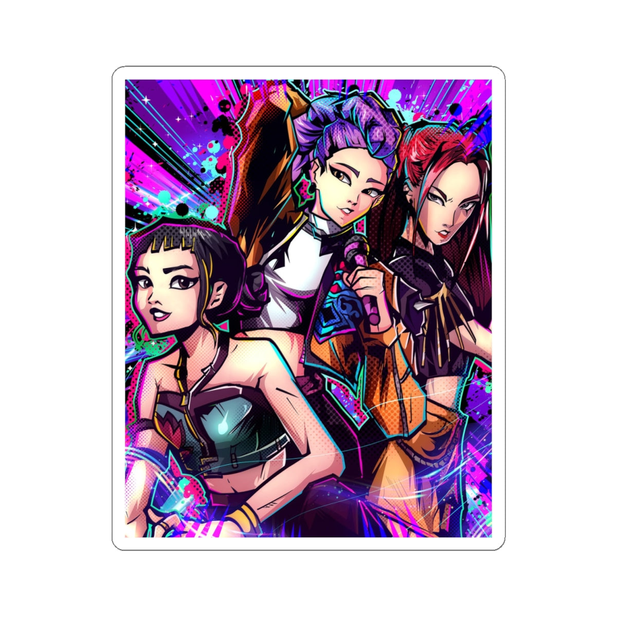 K-pop slayers Sticker