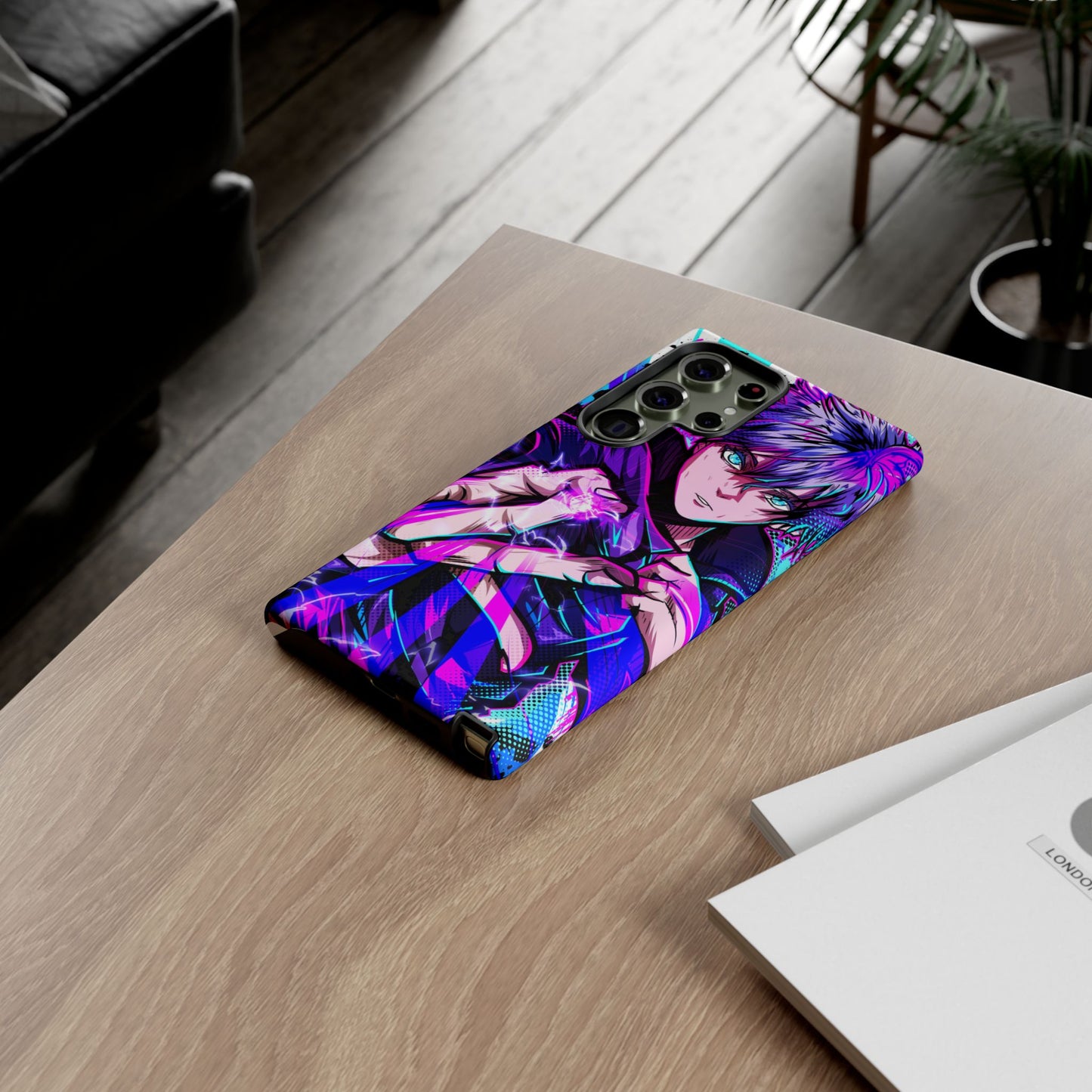 Purple Flash Phone Case