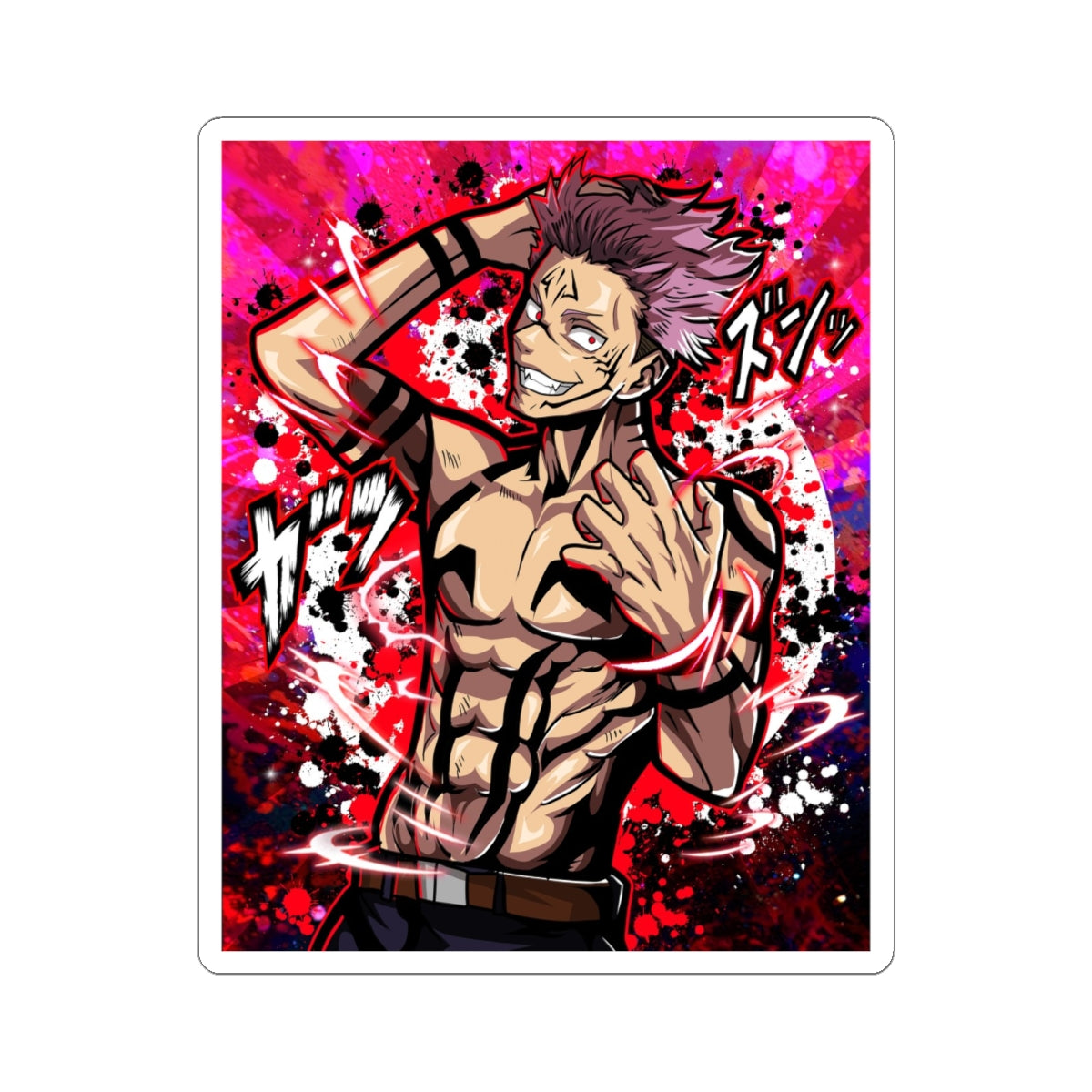 Demon finger Sticker