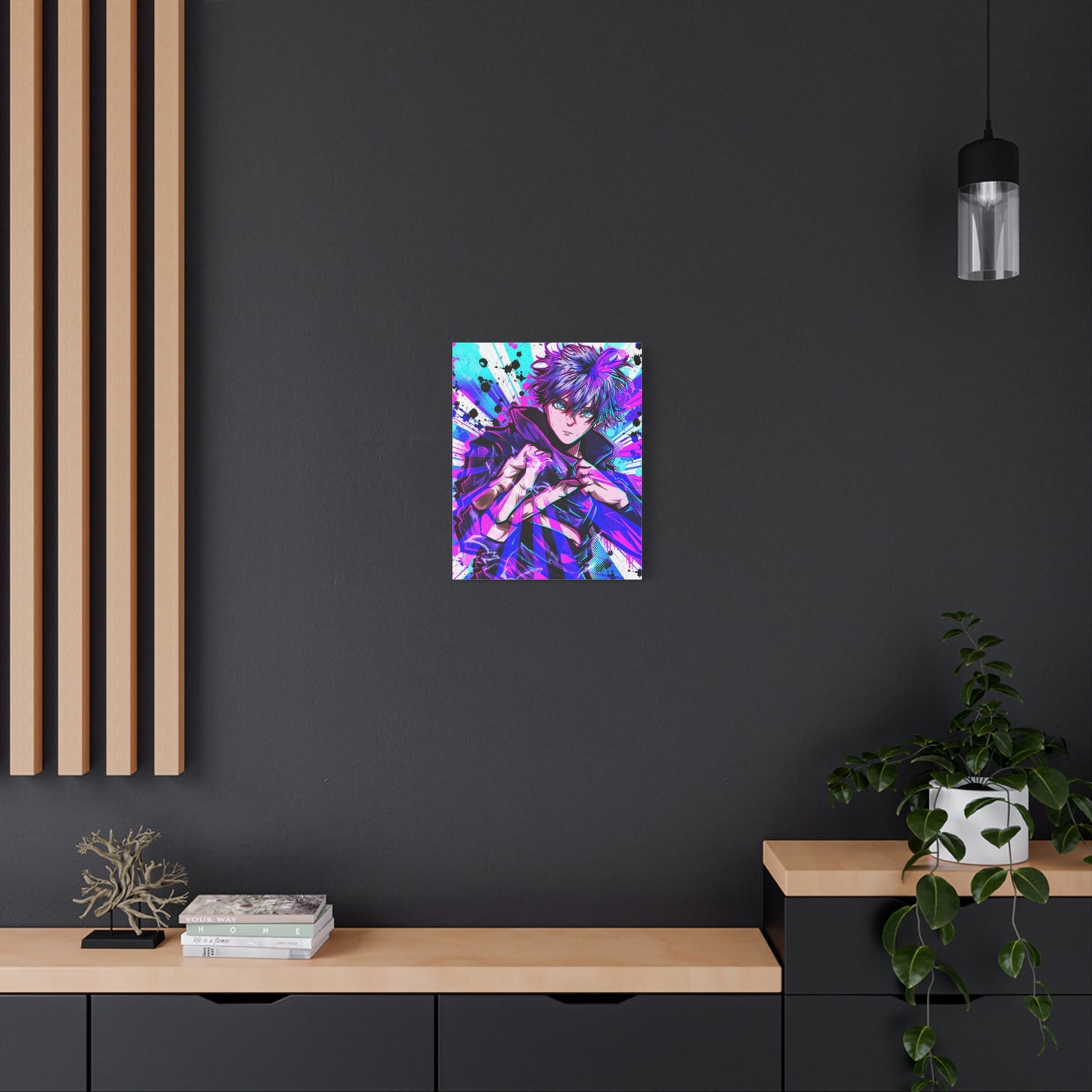 Purple flash canvas