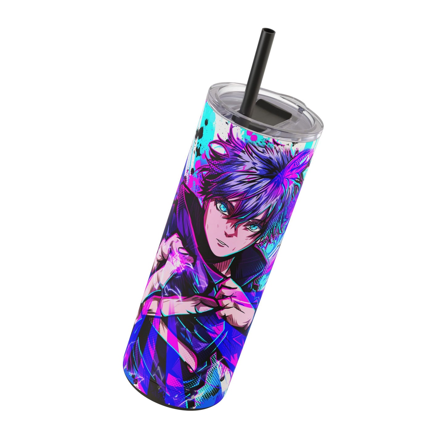 Purple flash tumbler