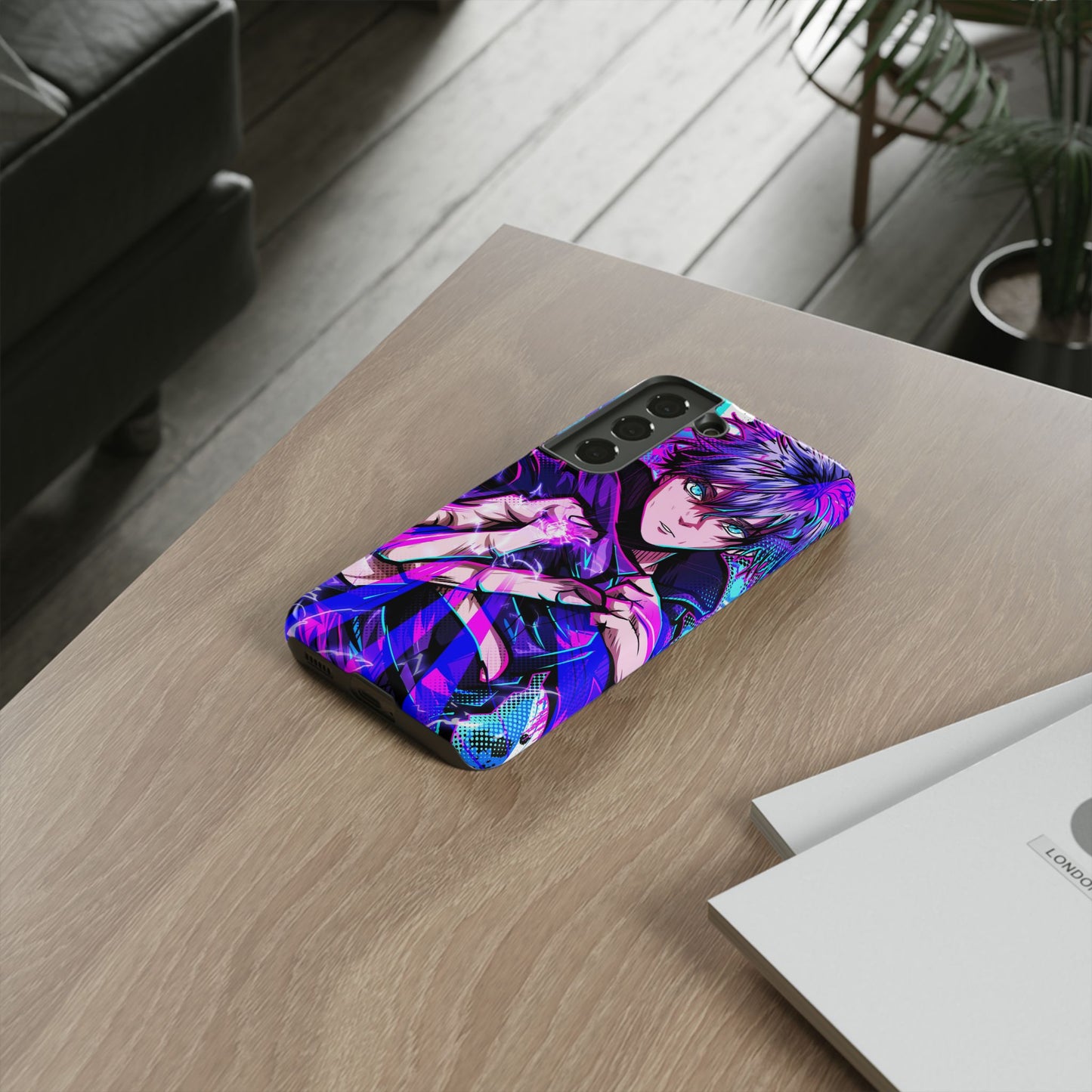 Purple Flash Phone Case