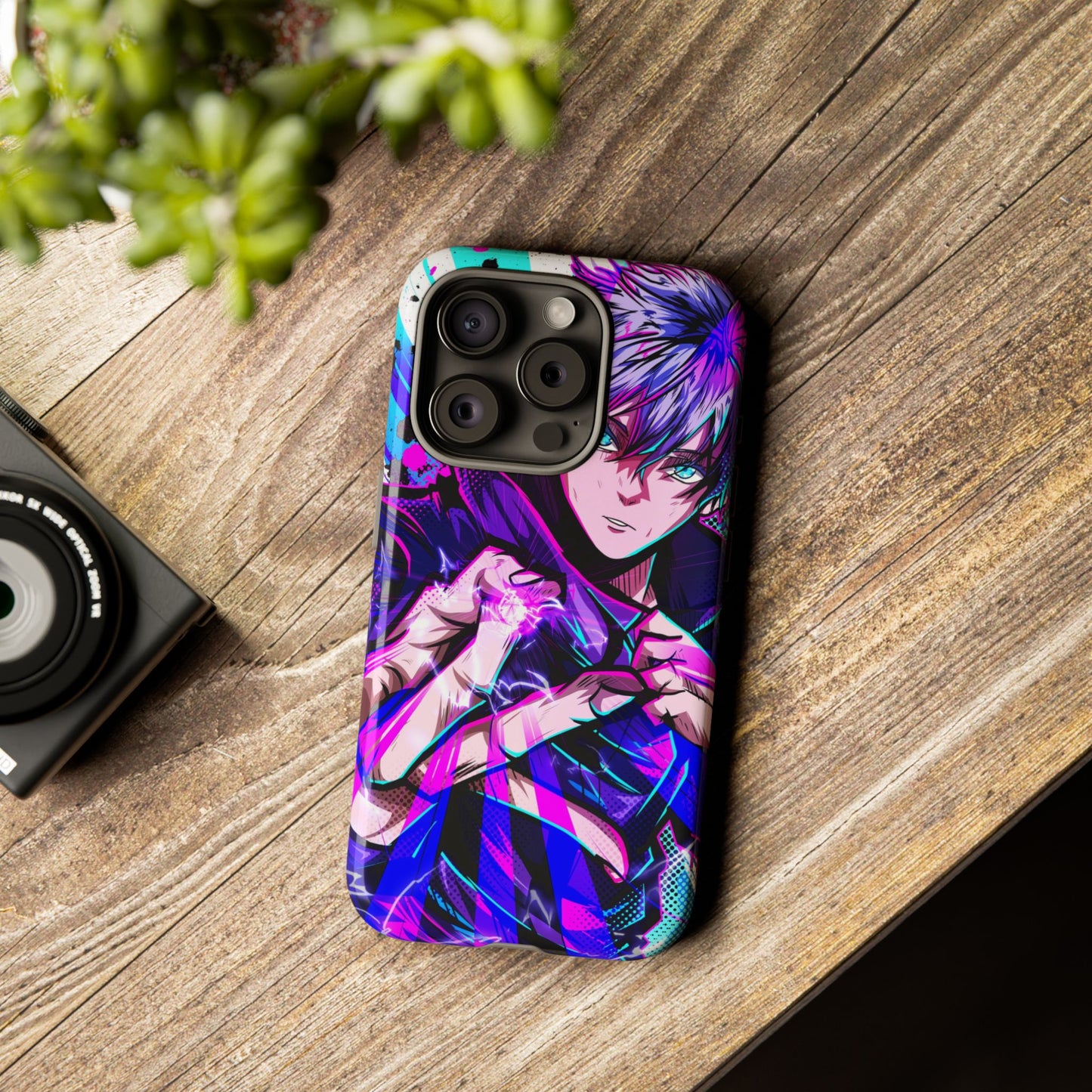 Purple Flash Phone Case