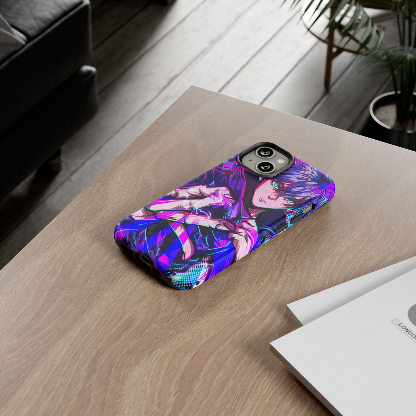 Purple Flash Phone Case