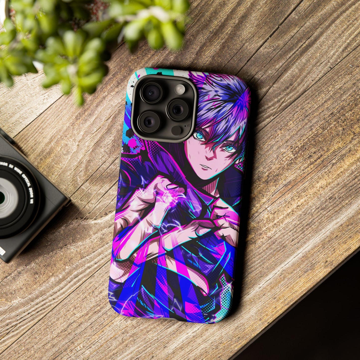 Purple Flash Phone Case