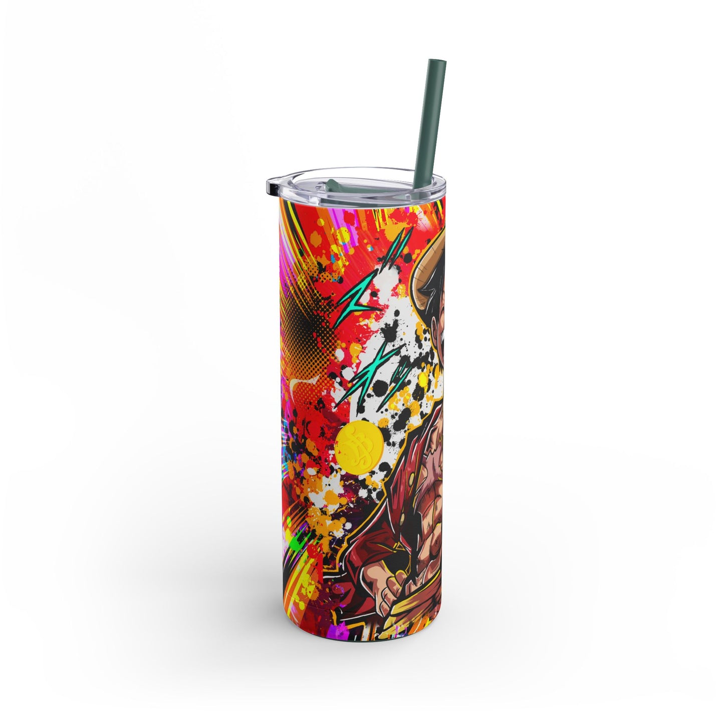 Straw hat hero tumbler