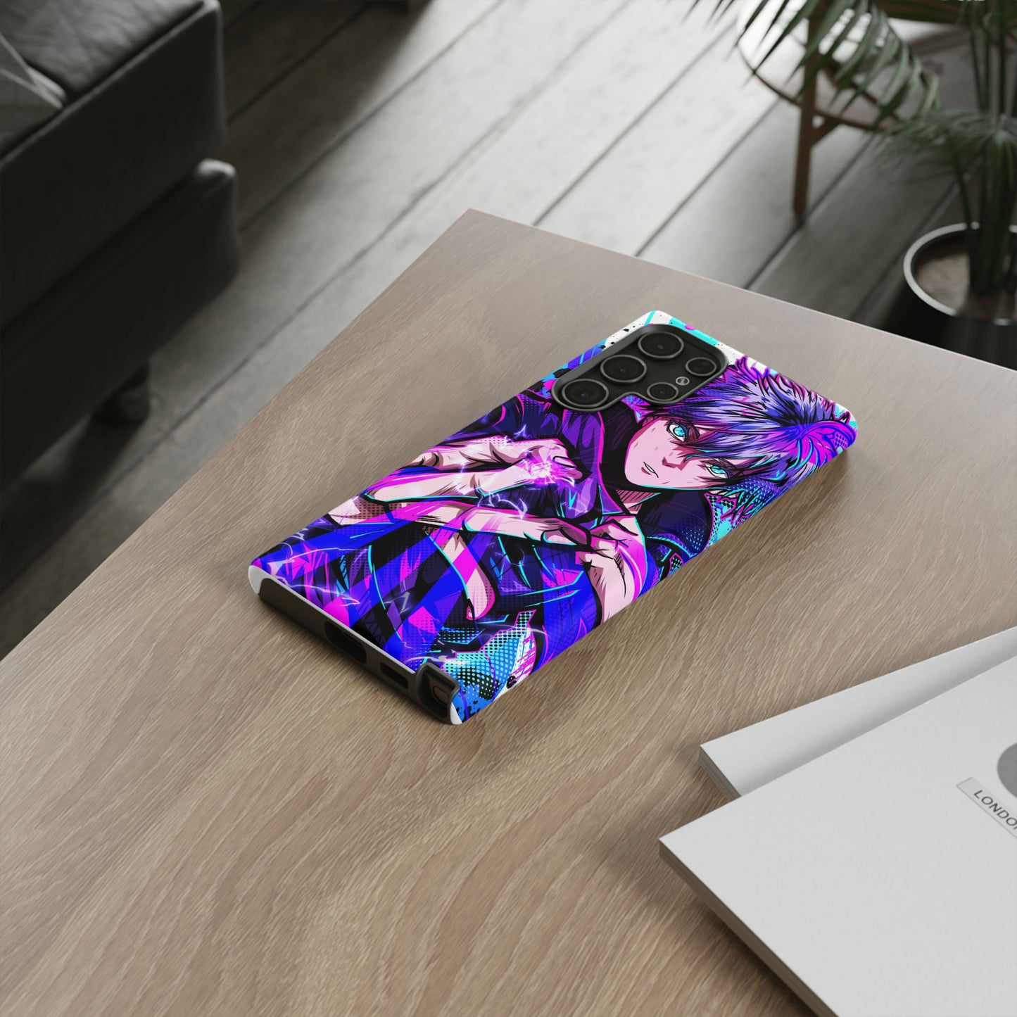 Purple Flash Phone Case