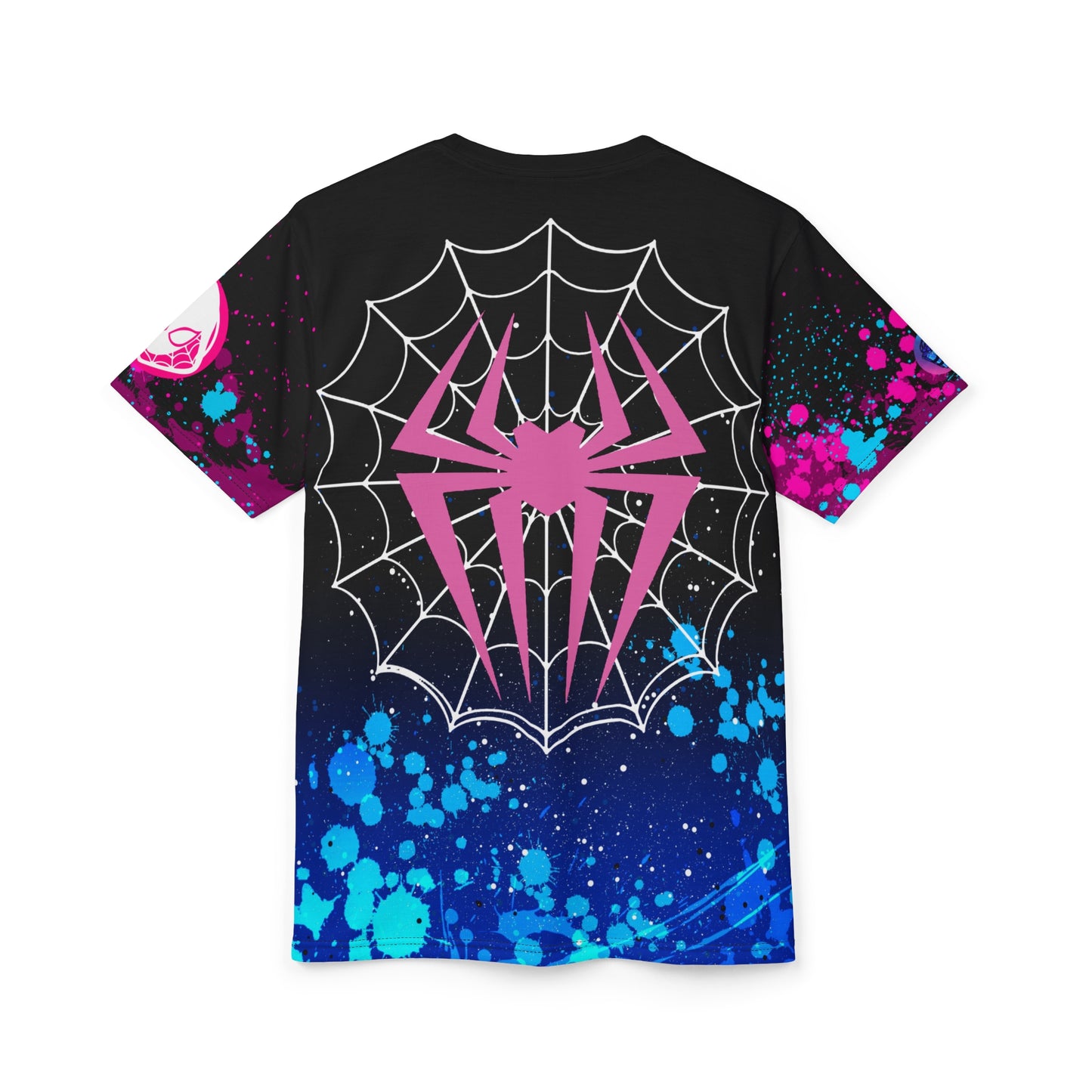 Flow of spiders all over print shirt