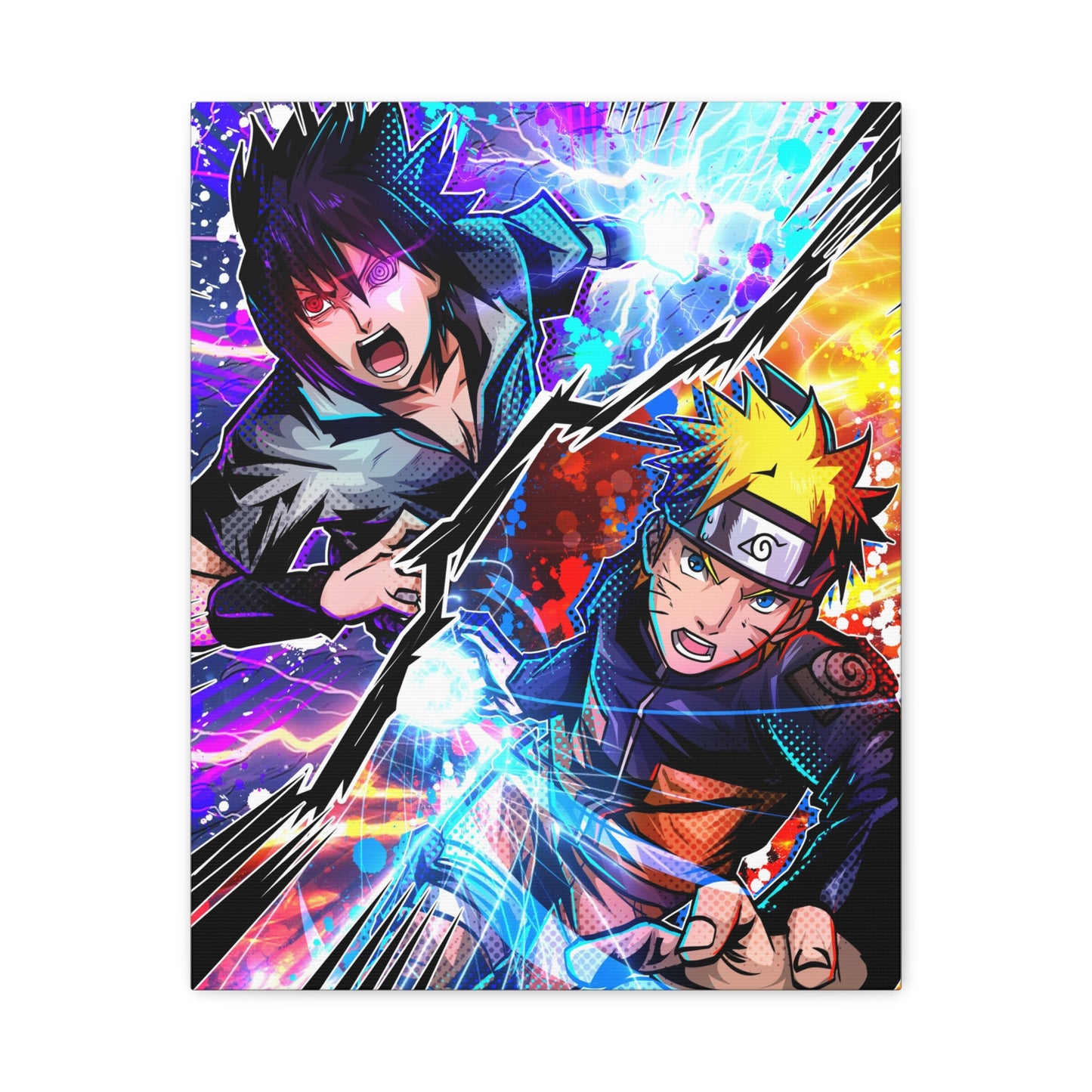 Battle between old friends canvas