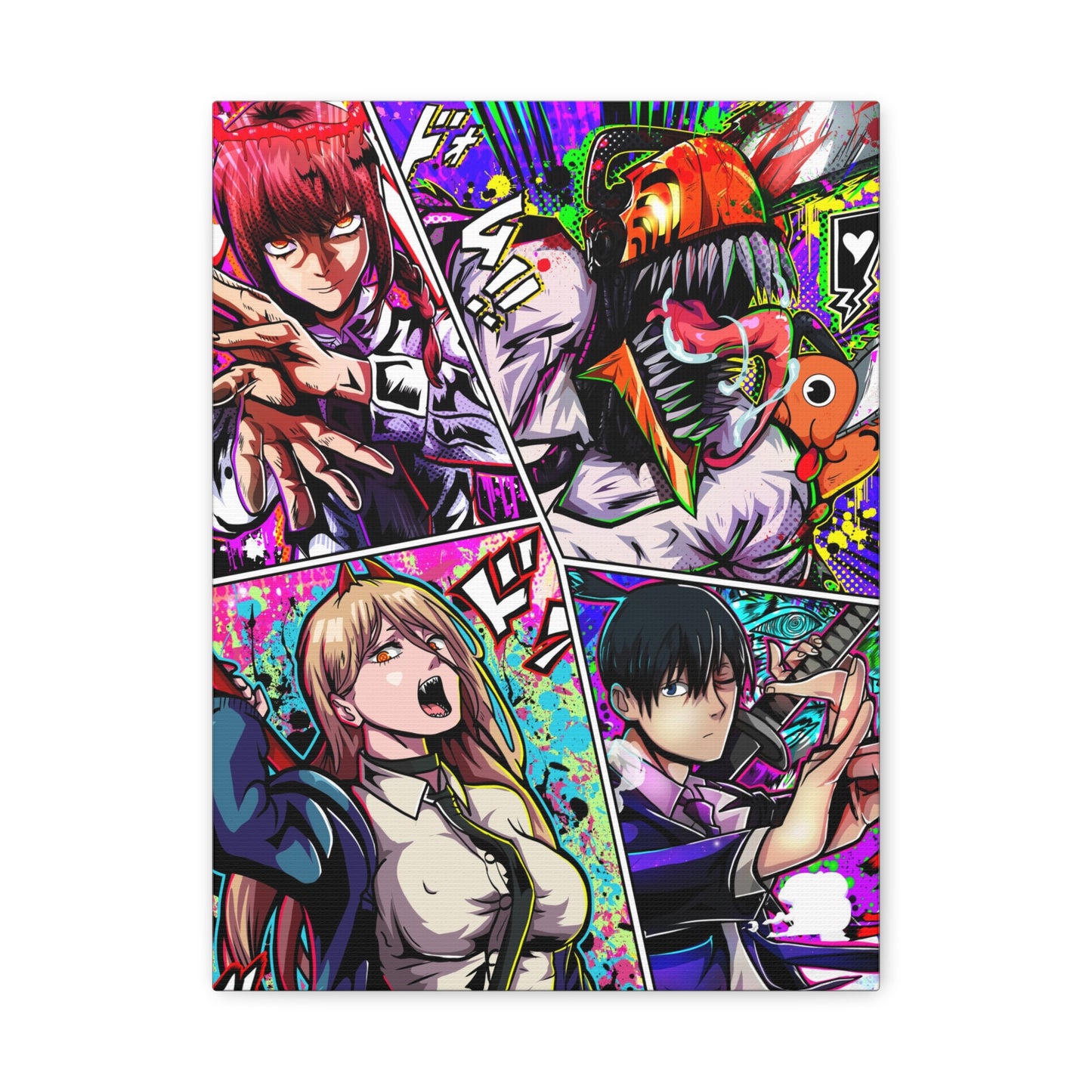 Devil Hunting troop canvas