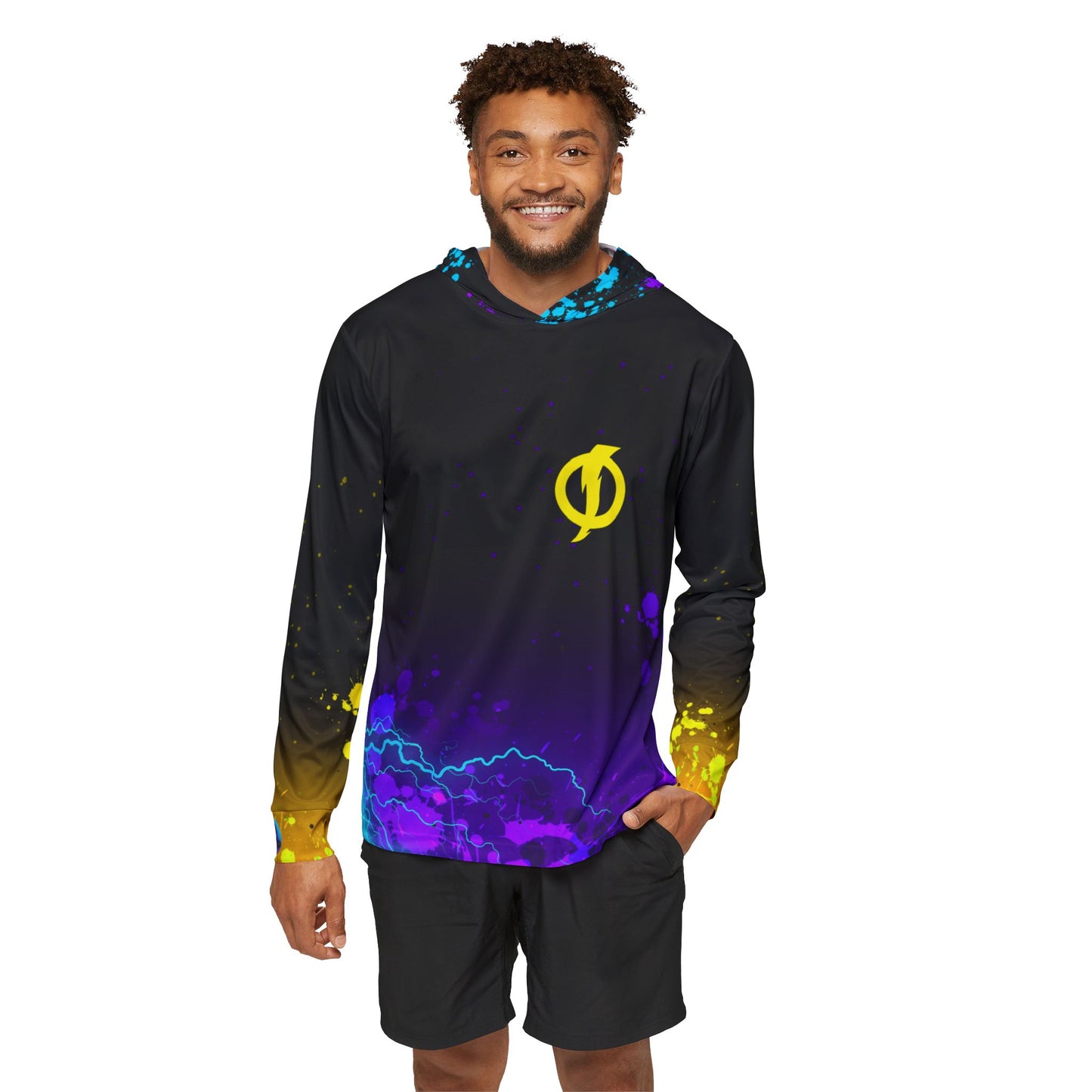 Sparky all over print hoodie